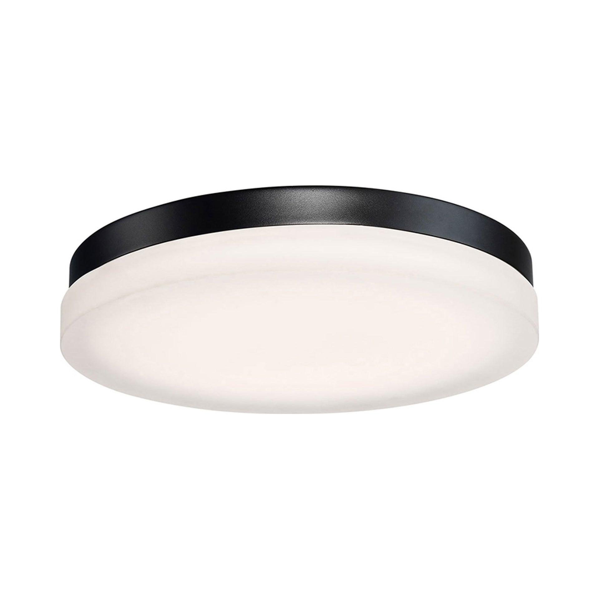 Single Light Glass LED Flush Mount