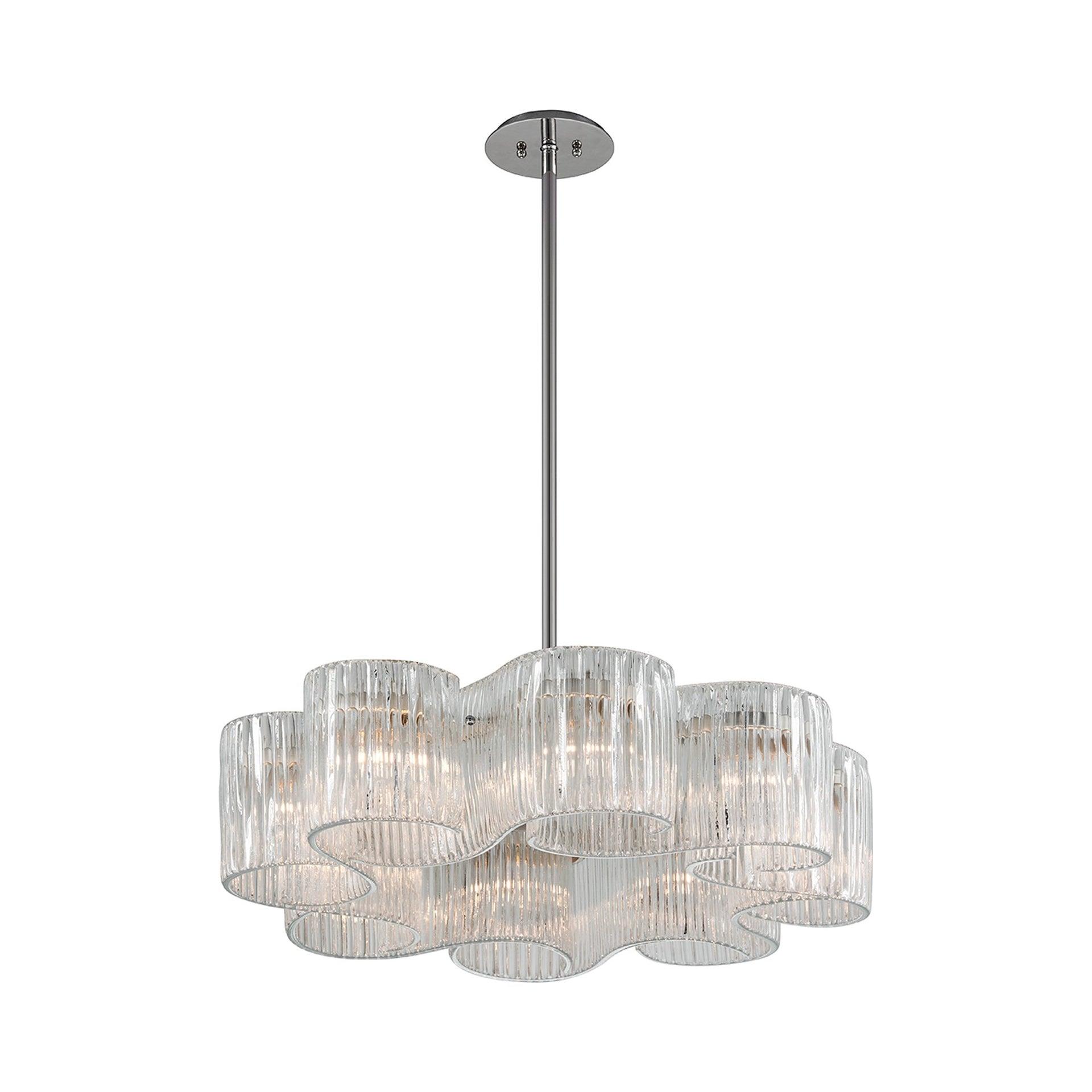 Circo 8 - Light Unique / Statement Wagon Wheel Chandelier