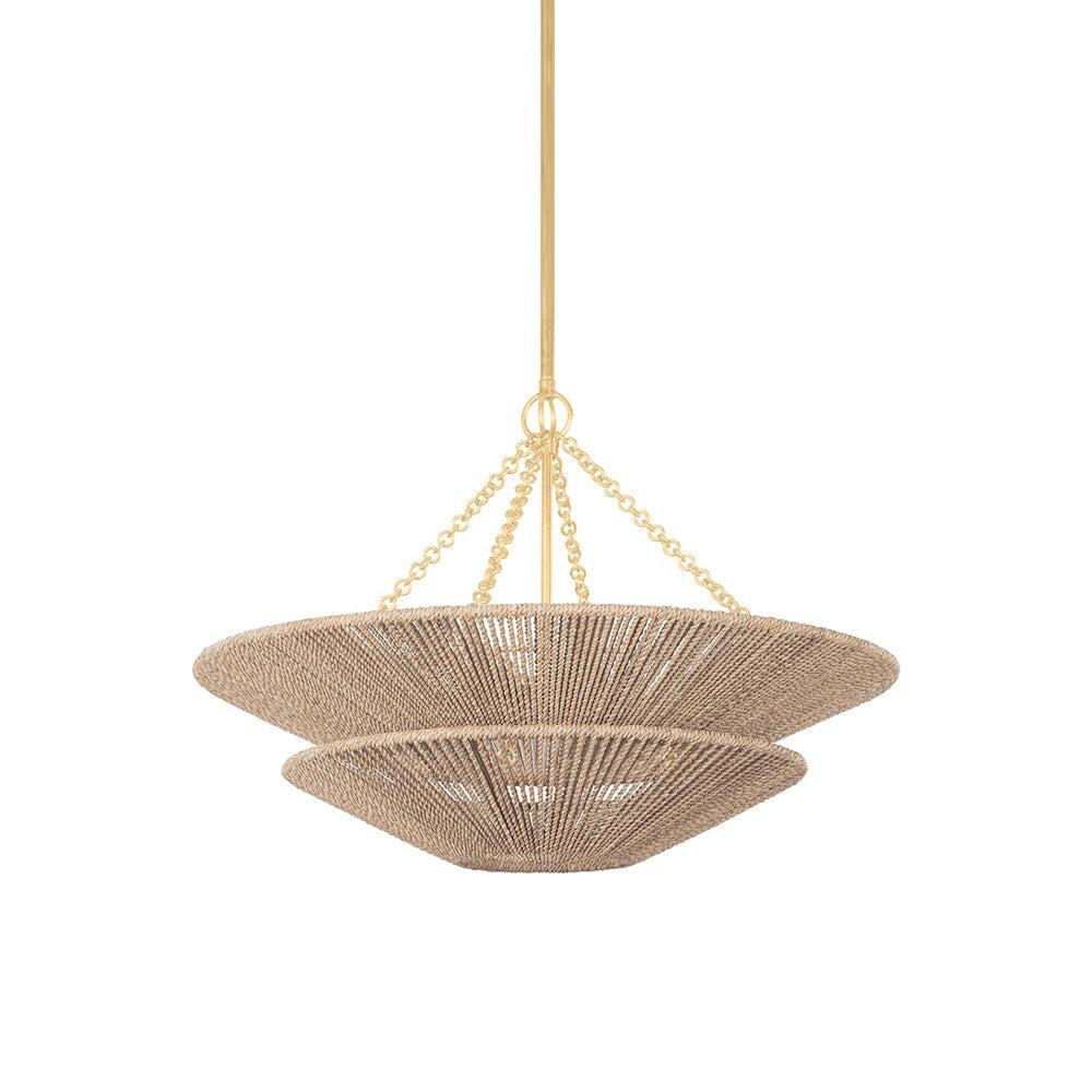 Anaya Chandelier - Natural / 30" Dia