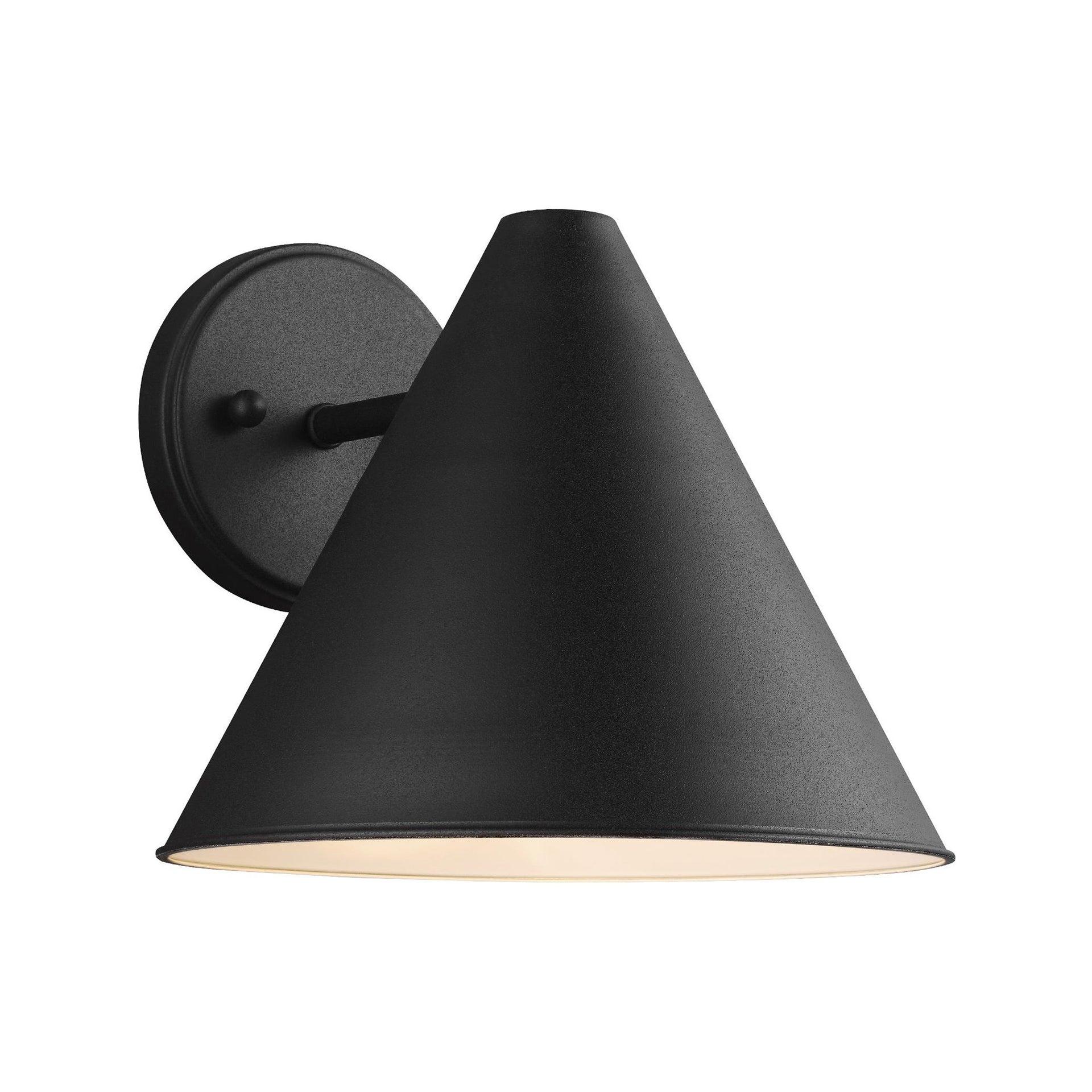 Sea Gull Lighting 8538501EN3-12 Crittenden Outdoor Wall Lantern Outside Fixture, One - Light, Black