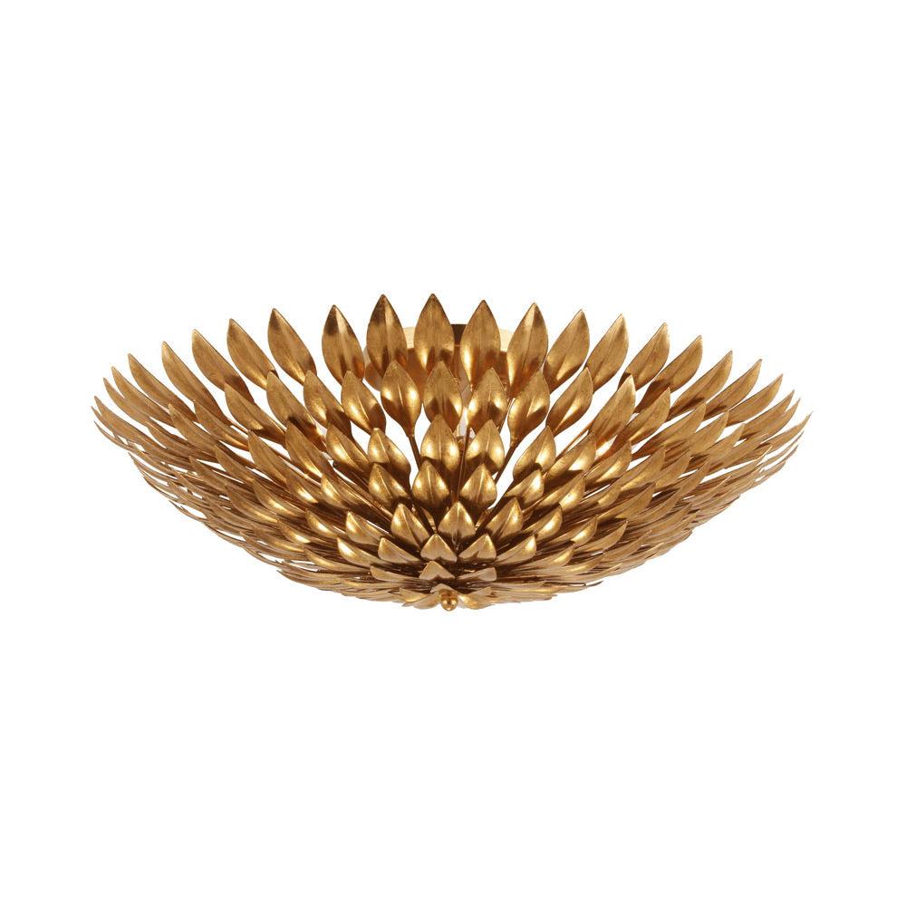Antique Gold 6-Light Wrought Iron Sconce