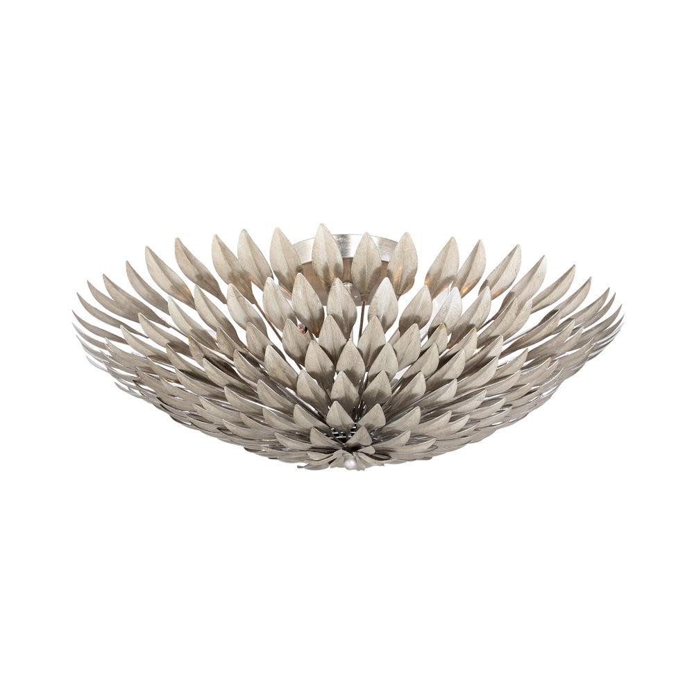 507-SA-Crystorama Lighting-Broche - Six Light Wall Sconce-Antique Silver Finish