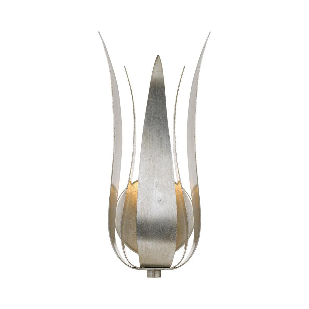 Crystorama Lighting Broche 1 - Light Sconce in  Antique Silver