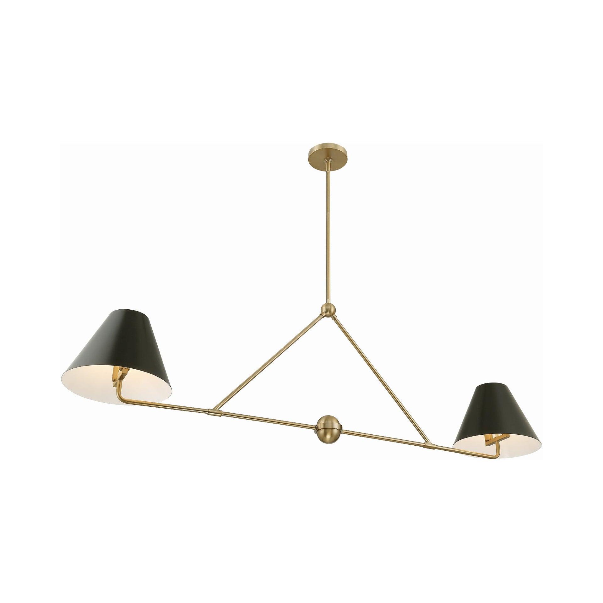 Crystorama Lighting Xavier 4 - Light Chandelier in  Vibrant Gold