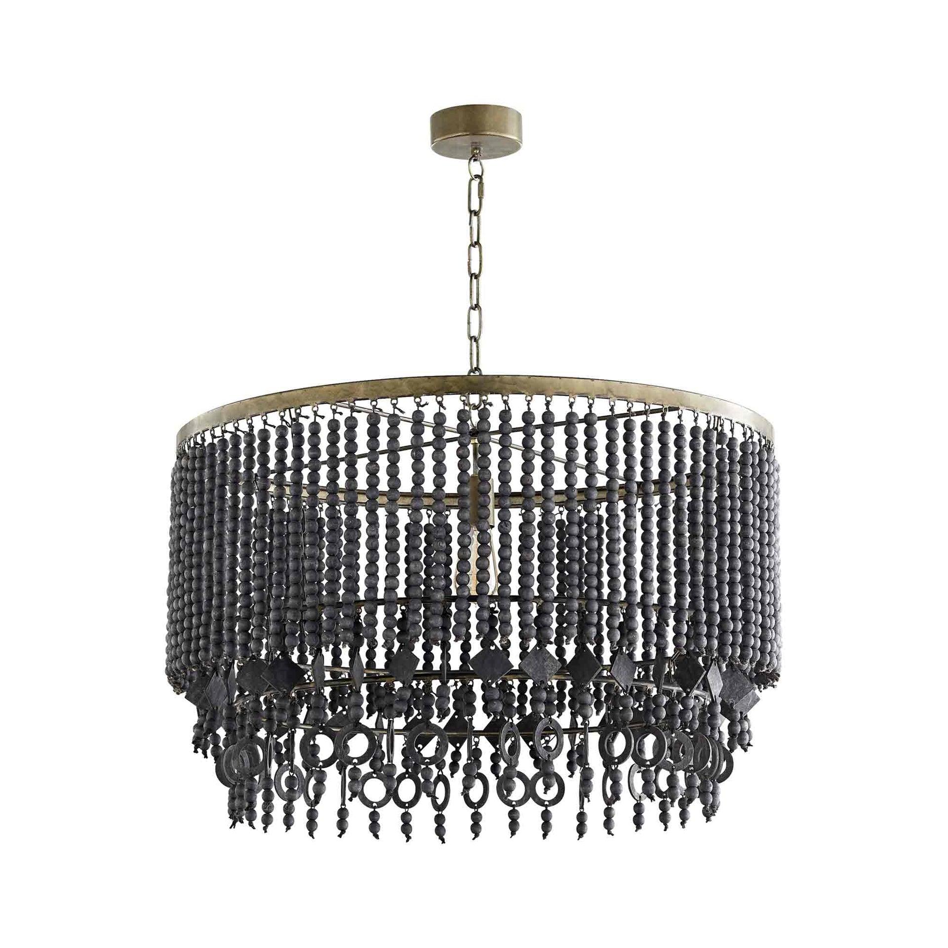 Estrella 1 - Light Matte Black Unique/Statement Pendant