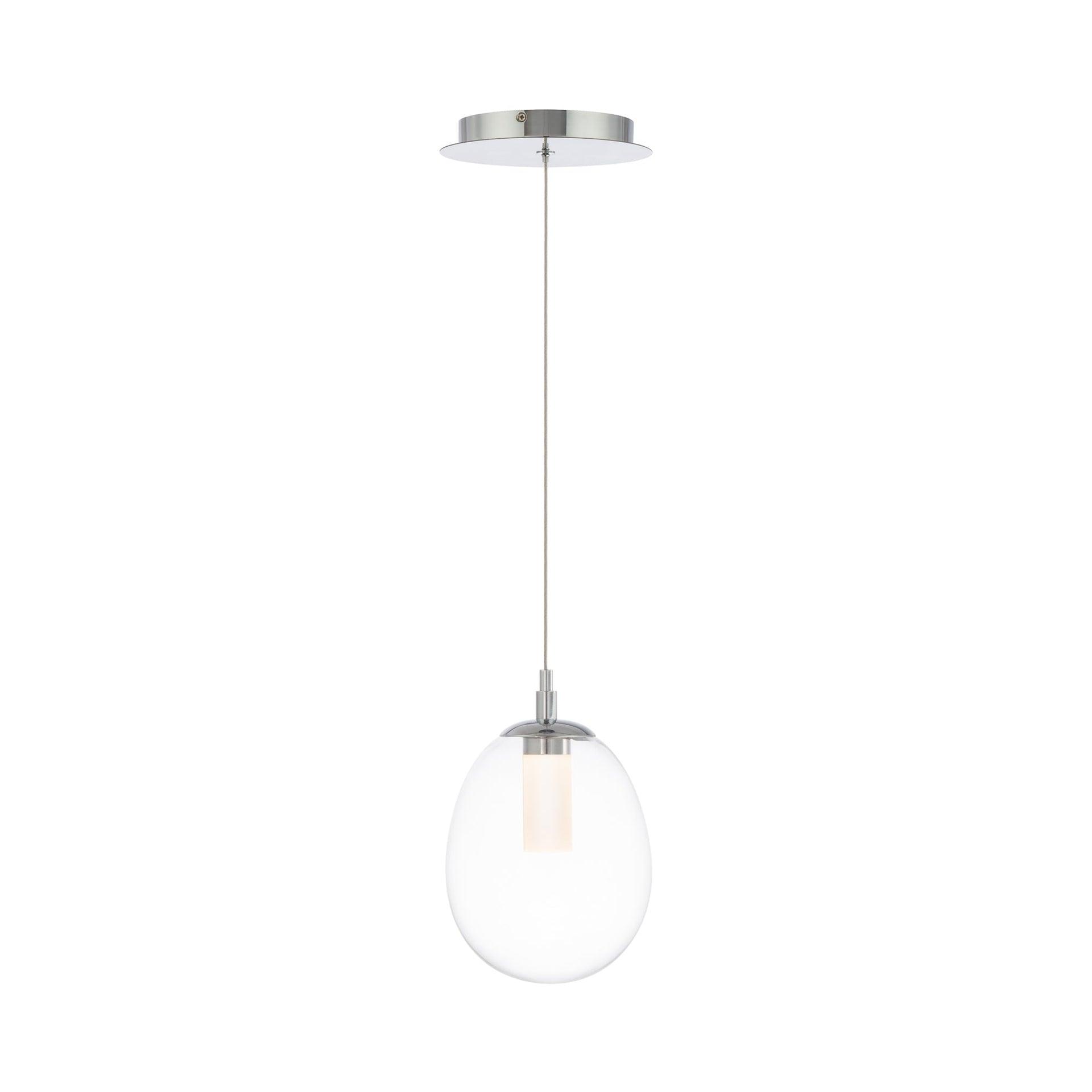 Bolla 1 - Light Chrome LED Single Pendant