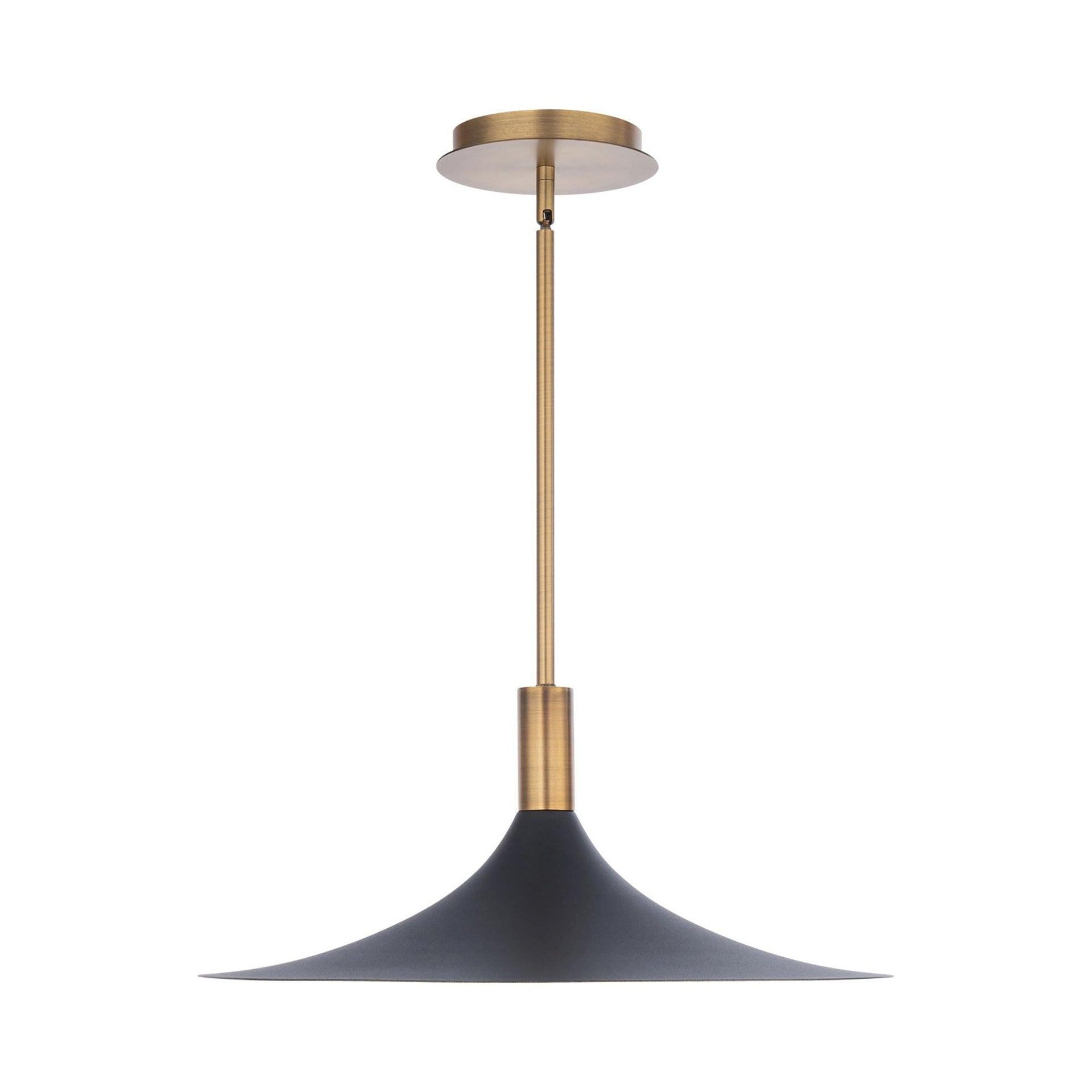 dweLED Cochere 1 - Light Black/Gold/Aged Brass LED Pendant