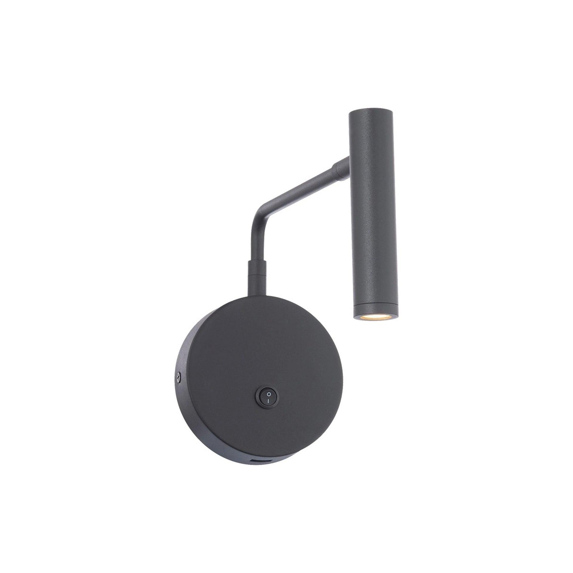 Sprig 4.375" Dimmable LED Reading Light with USB Port, 3000K