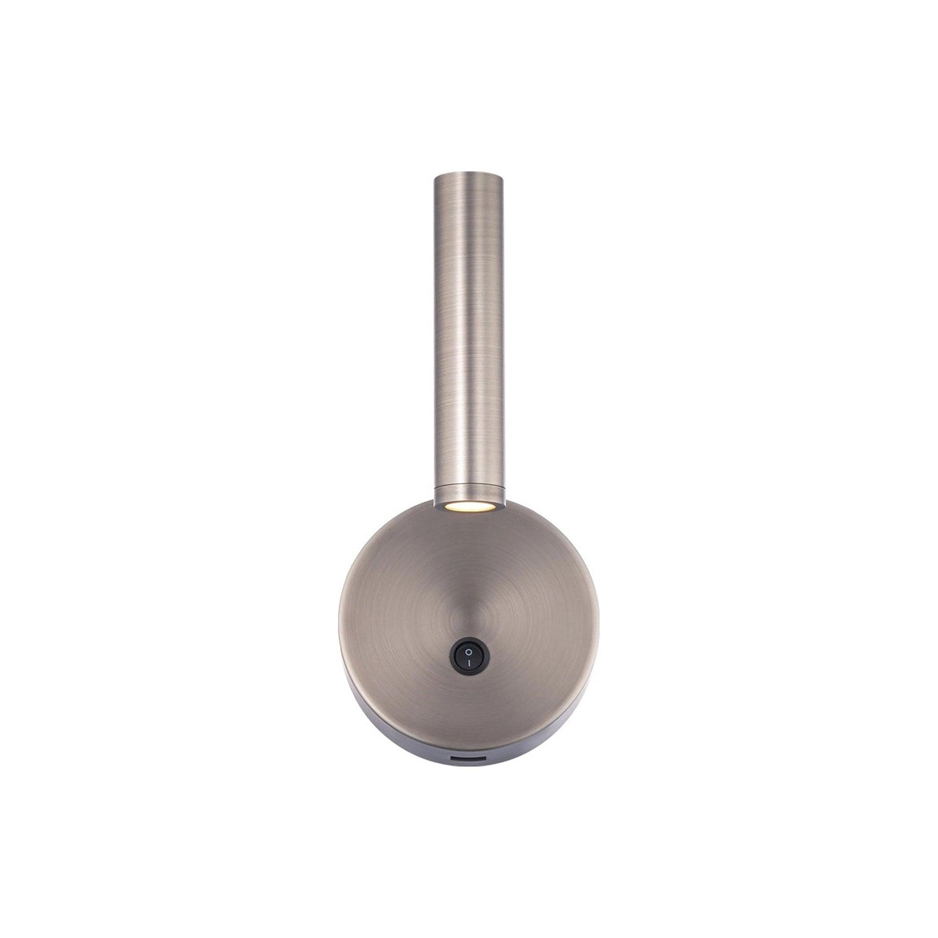 Sprig 4.375" Dimmable LED Reading Light with USB Port, 3000K