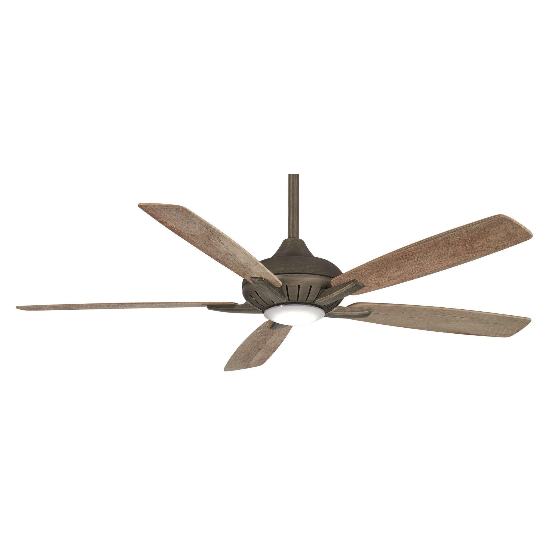 60" Minka Aire Modern Indoor Ceiling Fan with LED Light Remote Control Heirloom Bronze for Living Room Bedroom Family Dining Home