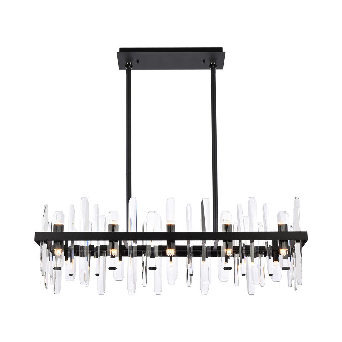 Elegant Lighting Serena 20 - Light Chandelier in  Black