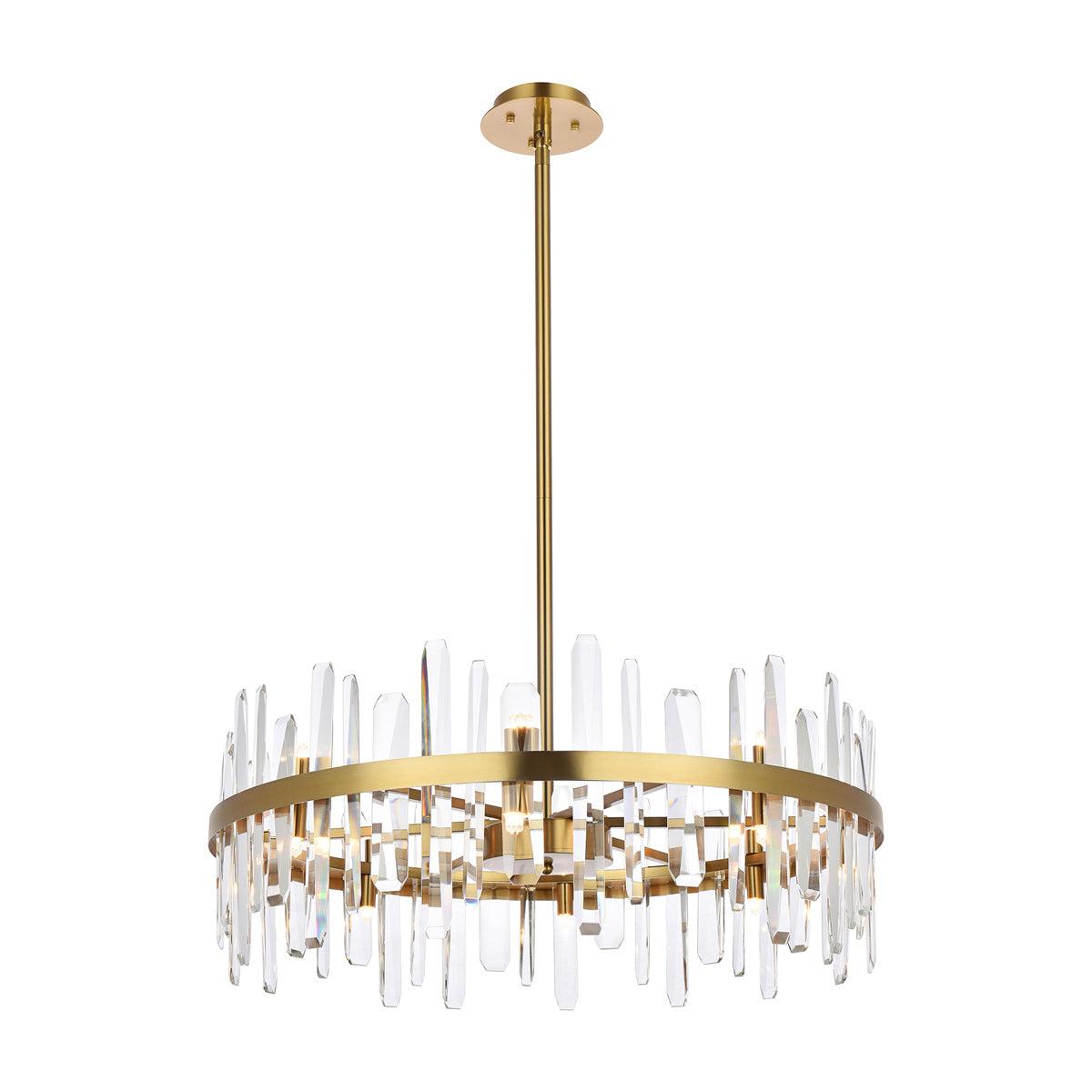Elegant Lighting Serena 16 - Light Chandelier in  Satin Gold