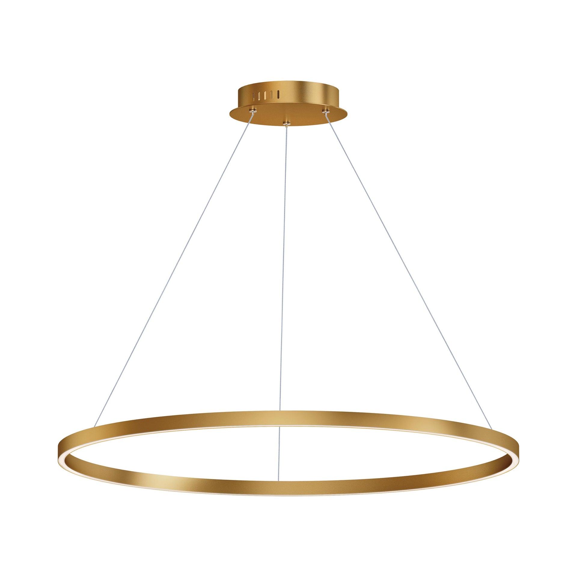 ET2 Lighting E22728-GLD 40 in. Groove LED Pendant - Gold