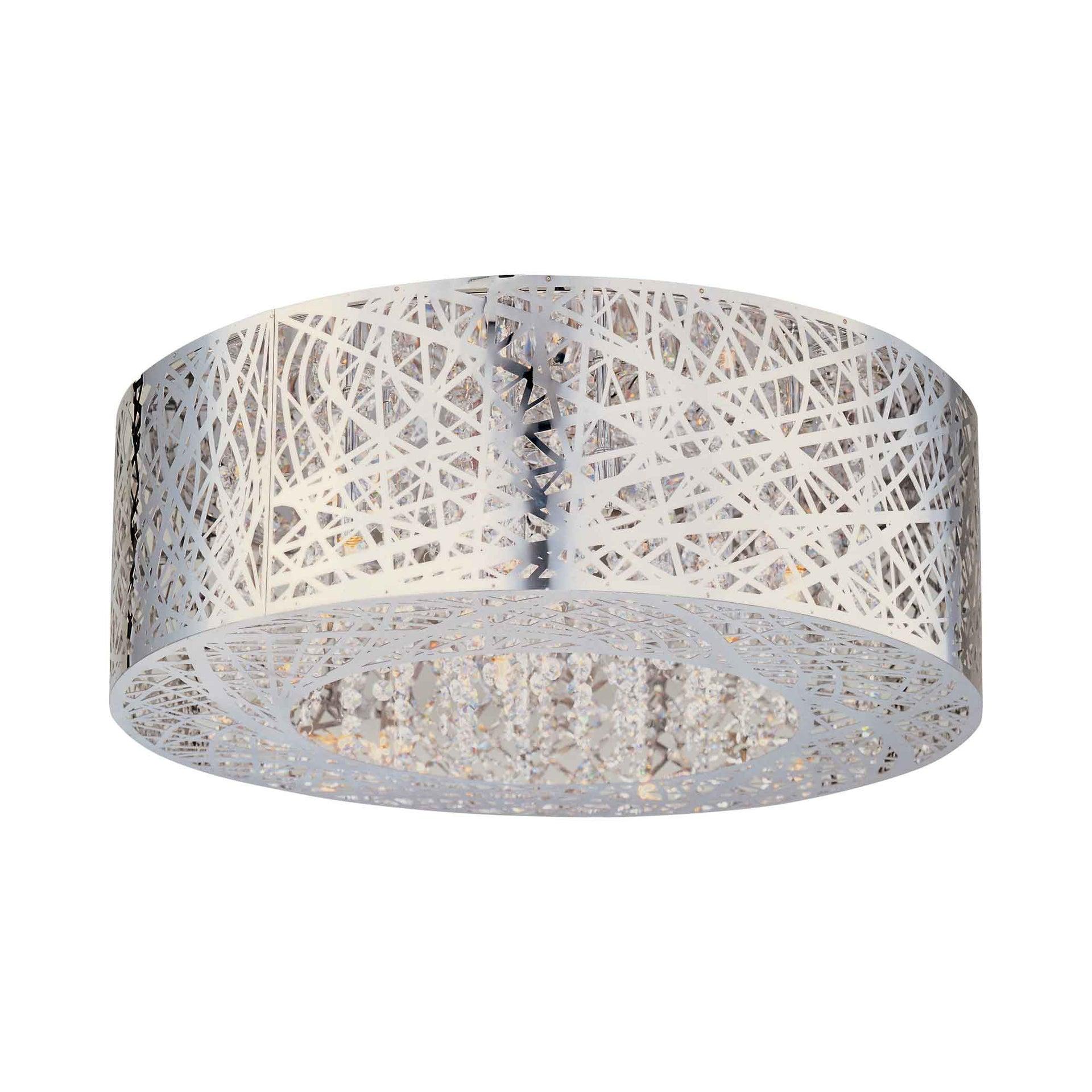 ET2 Lighting - Inca-9 Light Flush Mount in Contemporary style-23.5 Inches wide