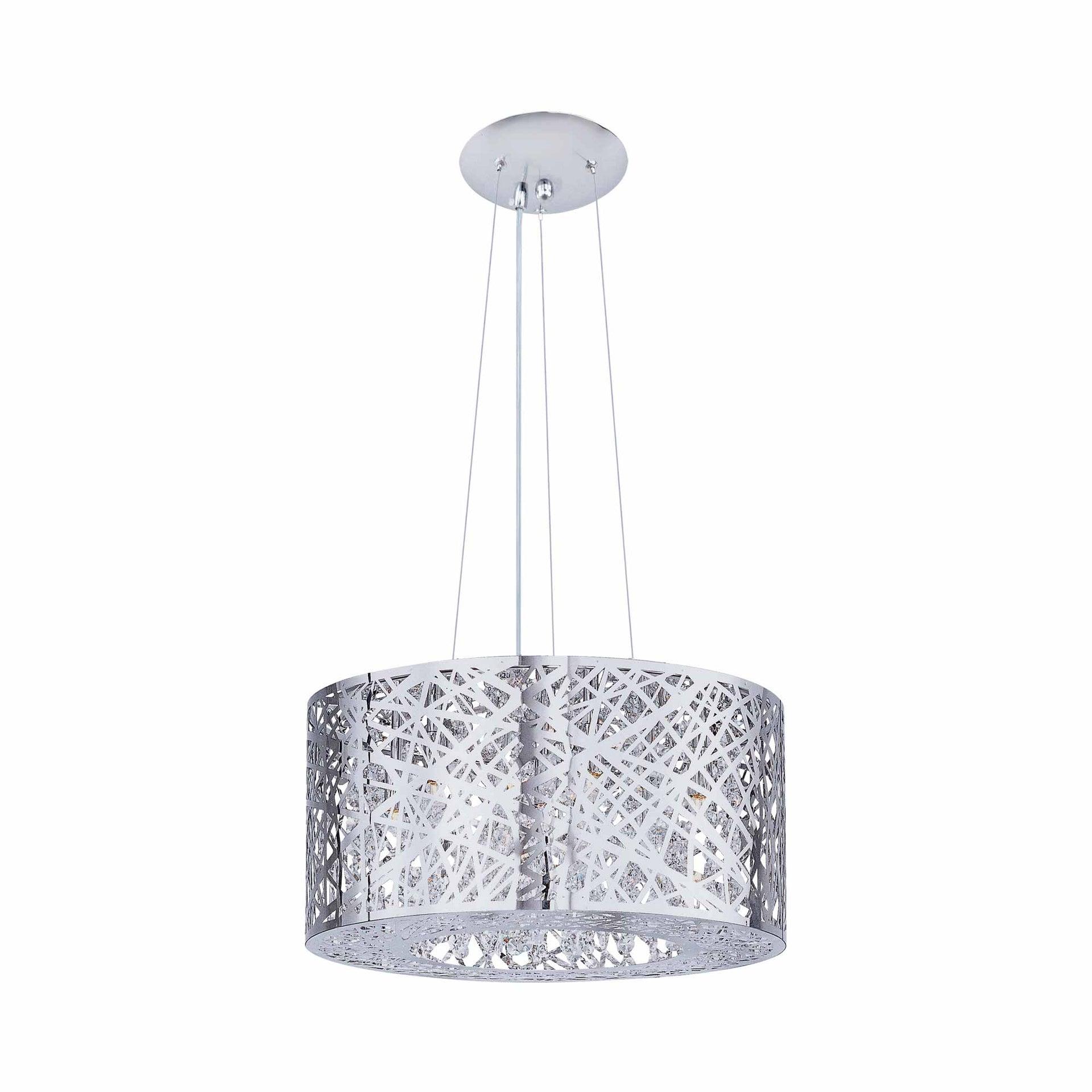 ET2 Lighting Inca 7 - Light Pendant in  Polished Chrome