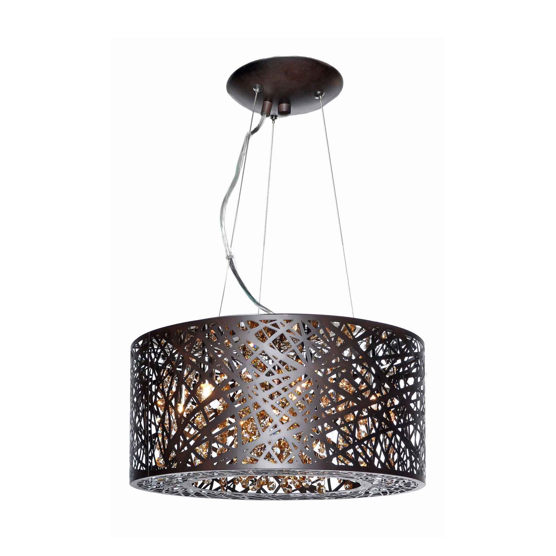 ET2 Lighting Inca 7 - Light Pendant in  Bronze