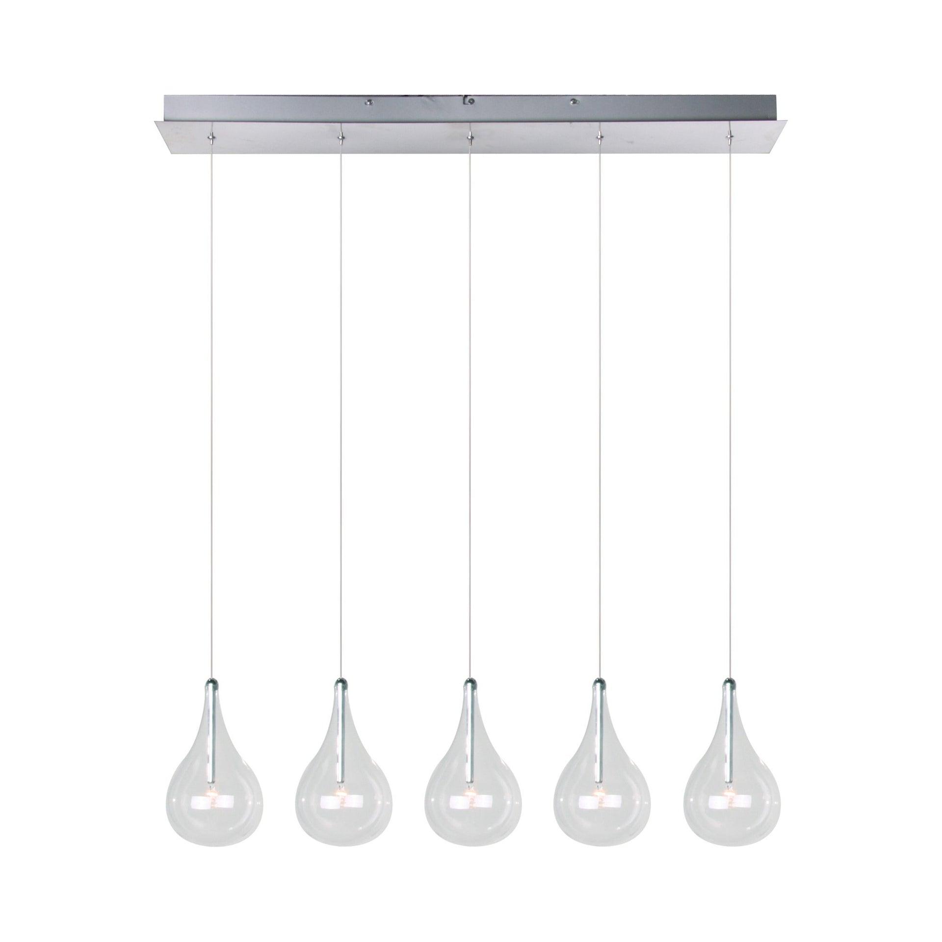 E23115-18-ET2 Lighting-Larmes-5 Light Pendant in Modern style-5 Inches wide by 8 inches high