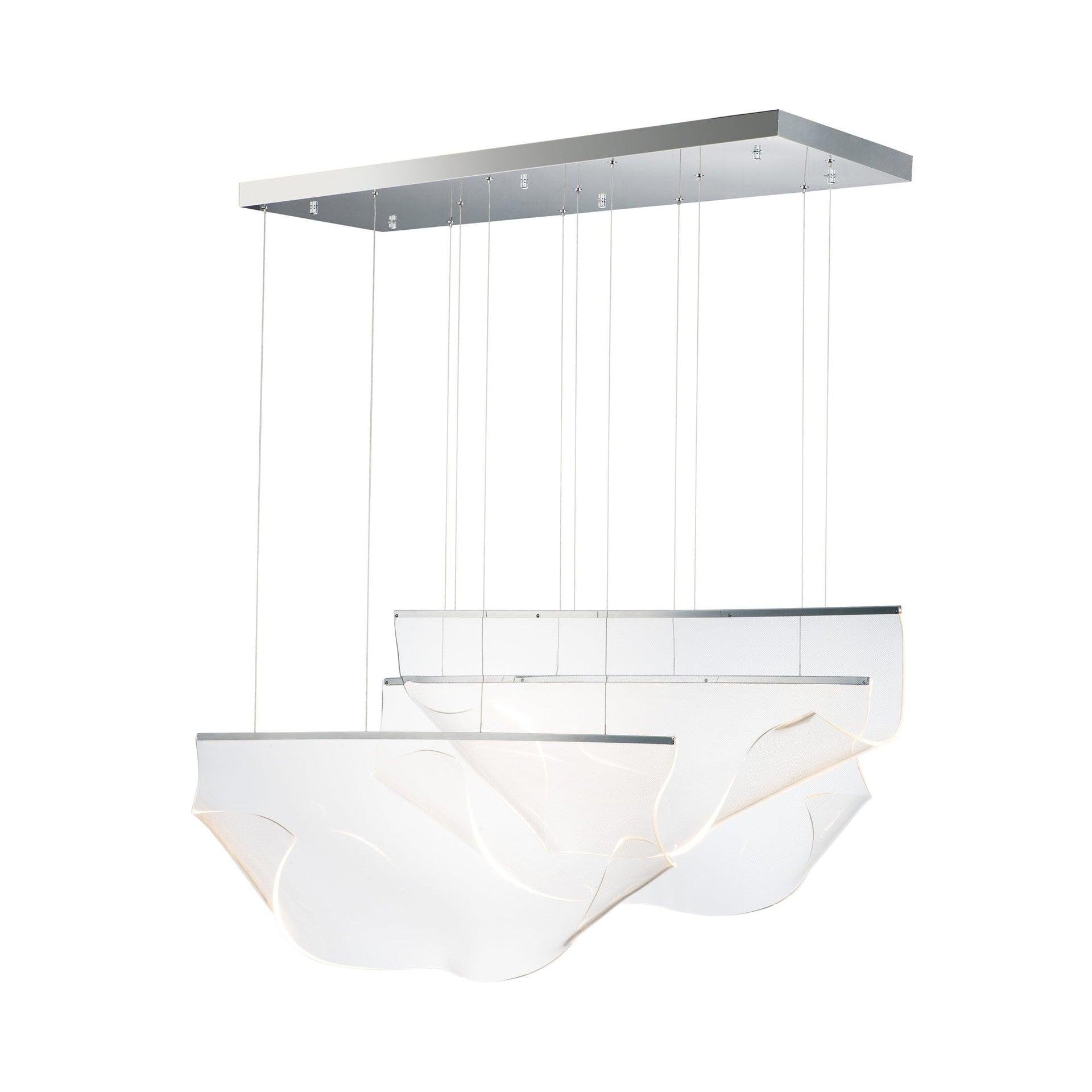 ET2 Rinkle 3 - Light Dimmable LED Geometric Chandelier
