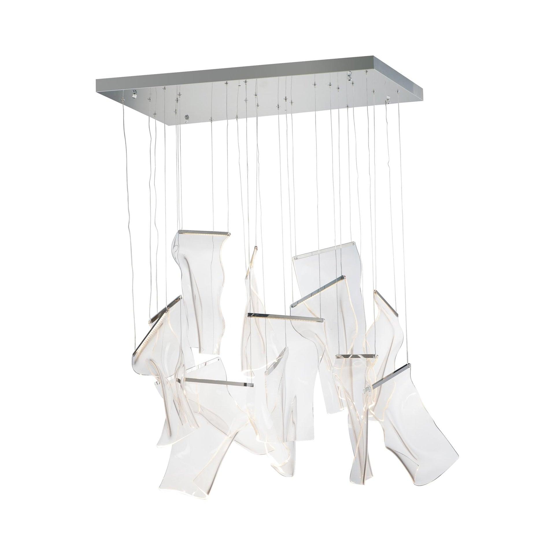 ET2 Rinkle 13 - Light Dimmable LED Geometric Chandelier