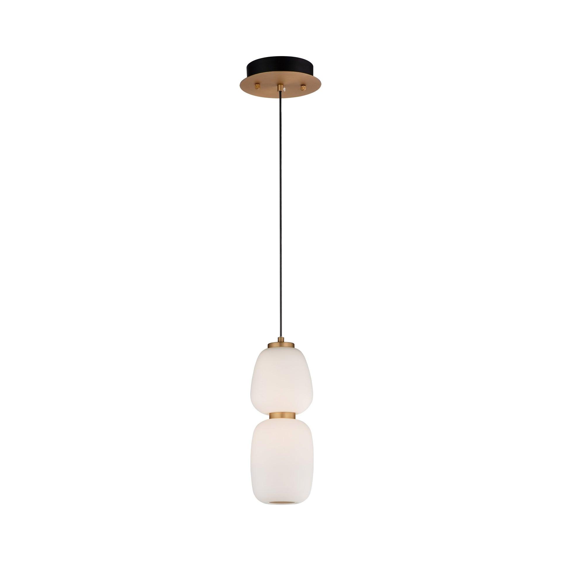 -14W 1 Led Pendant-4.75 Inches Wide By 13 Inches High Et2 Lighting E25066-92Bkgld