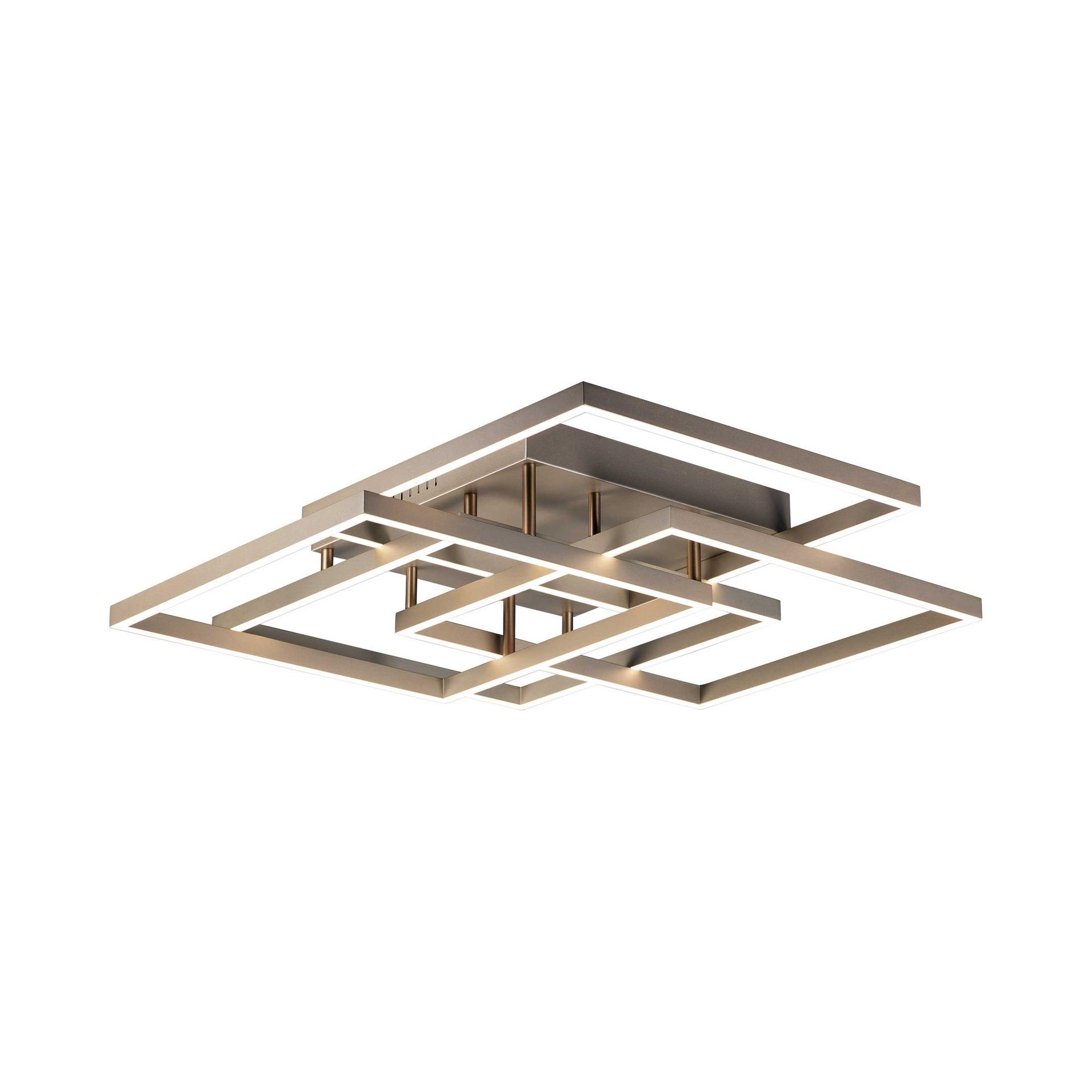 -112W 1 Led Flush Mount-31 Inches Wide By 6 Inches High-Champagne Finish Et2 Lighting E21518-Chp