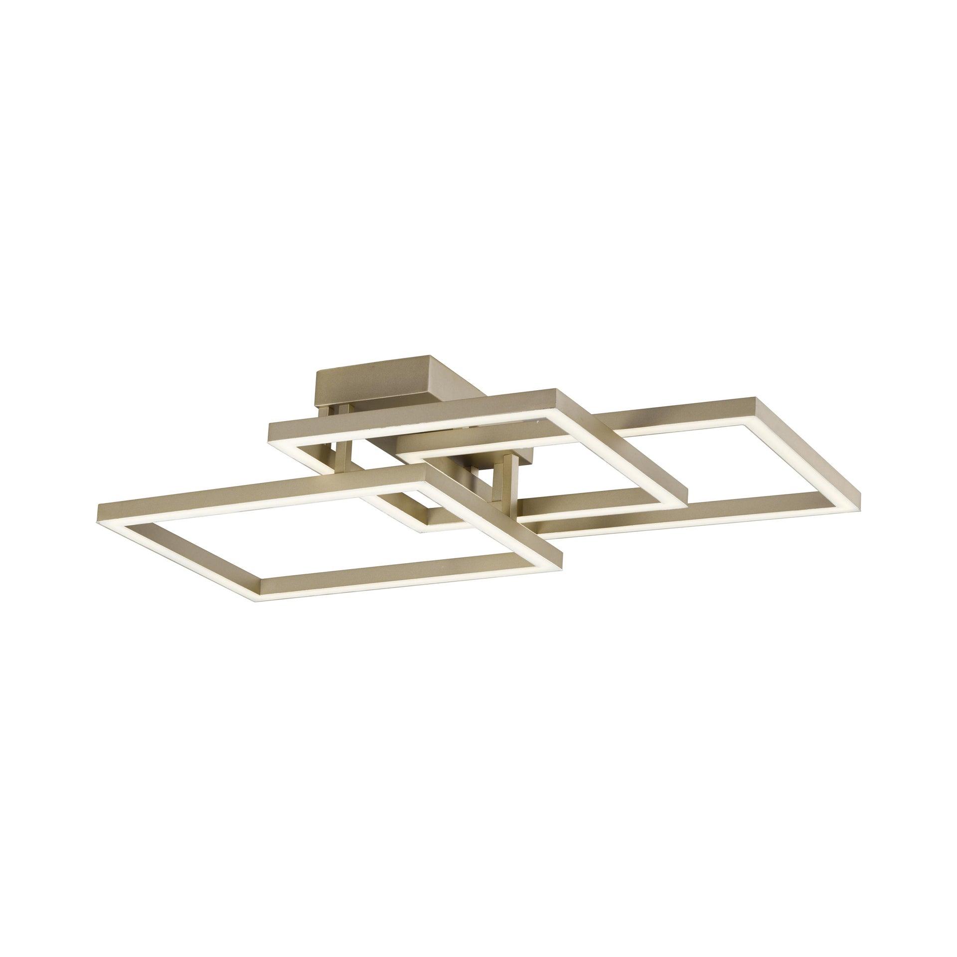E21513-CHP-ET2 Lighting-Traverse-80W 1 LED Flush Mount-23.5 Inches wide by 6.75 inches high-Champagne Finish