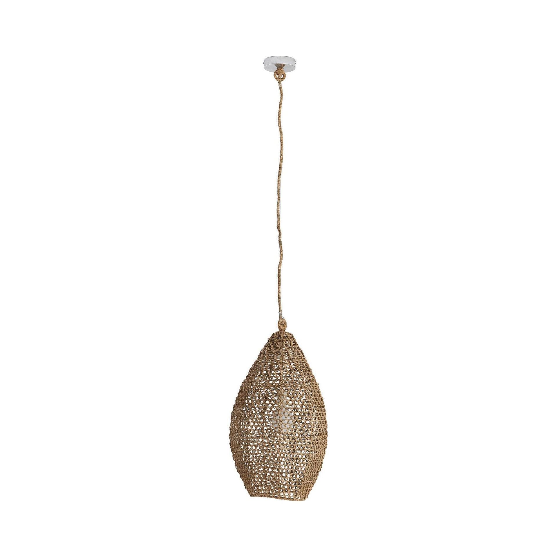 Mini Polished Nickel and Glass 1-Light Pendant with Iron Accents
