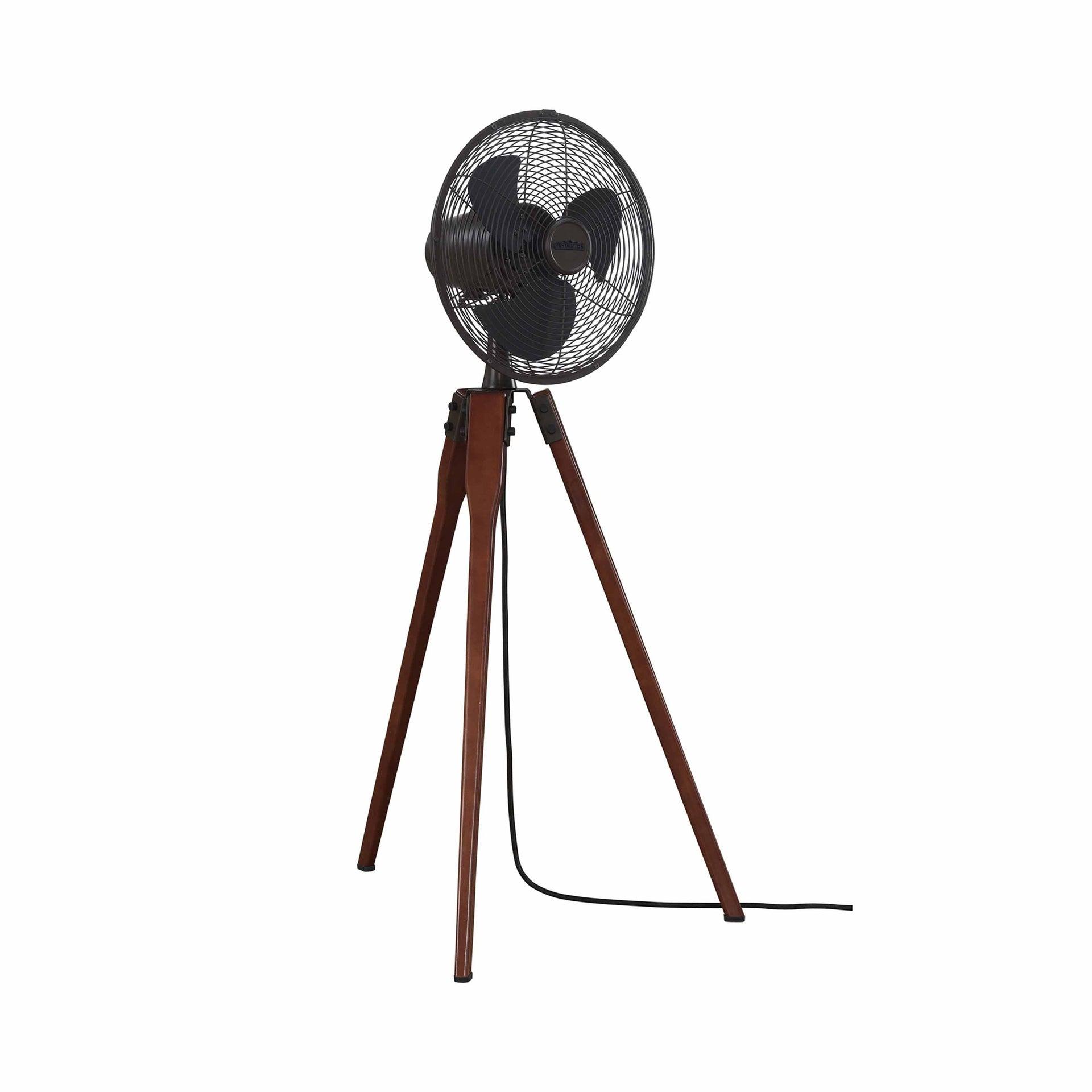 Wood Tripod Floor Fan