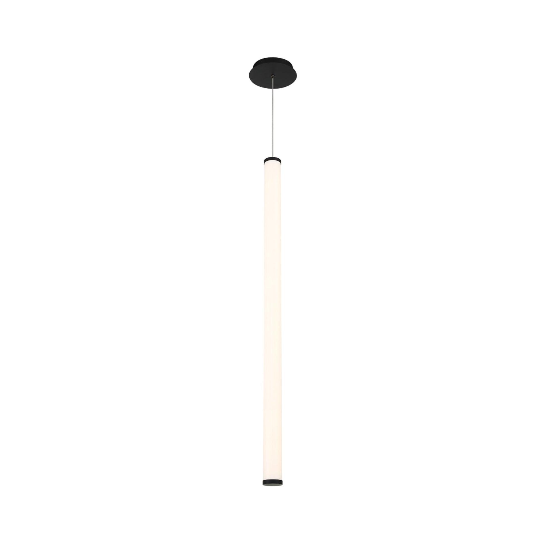 WAC Lighting Flare 45" LED 3000K Contemporary Aluminum Linear Pendant in Black