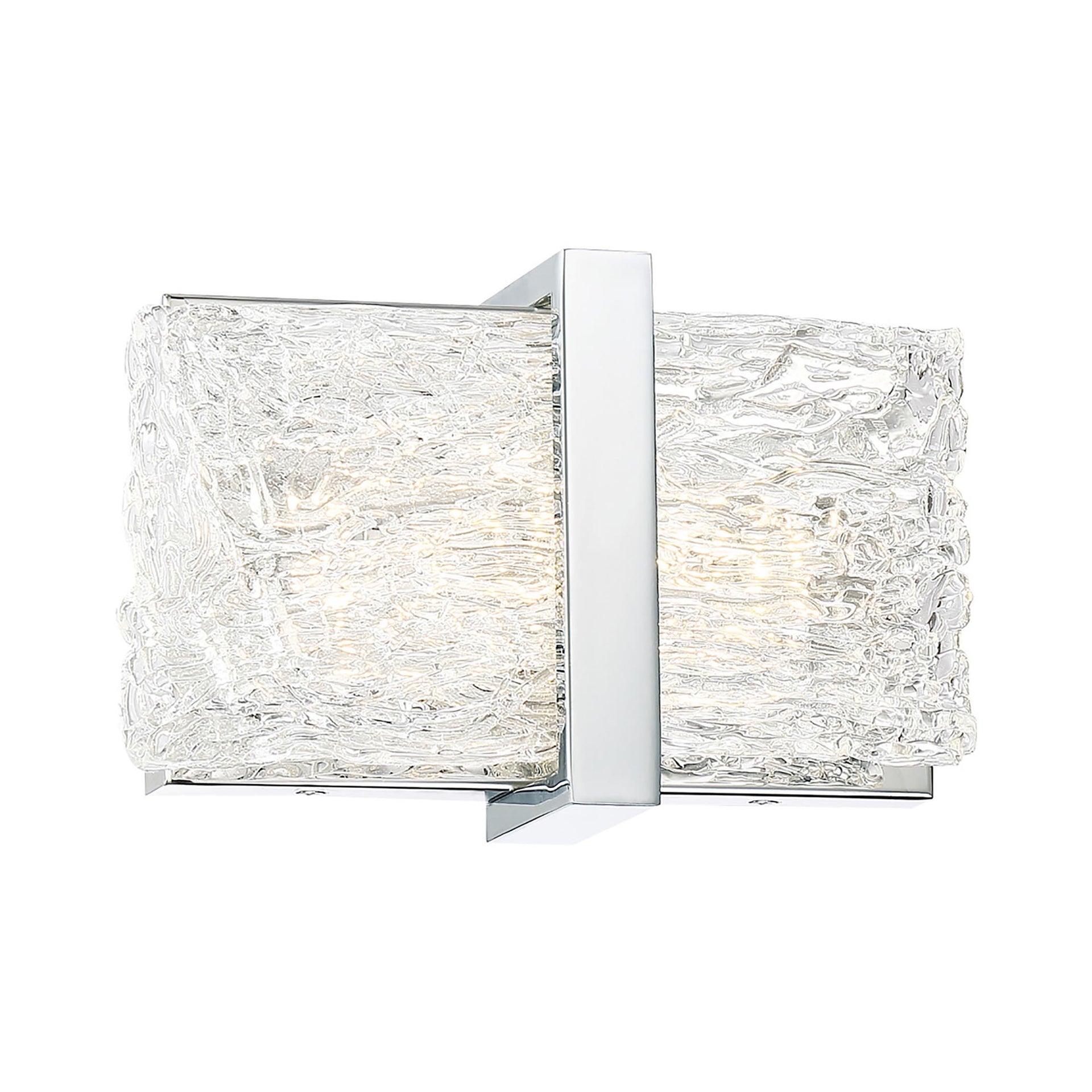 George Kovacs Lighting Forest Ice II 1 - Light Vanity in  Chrome