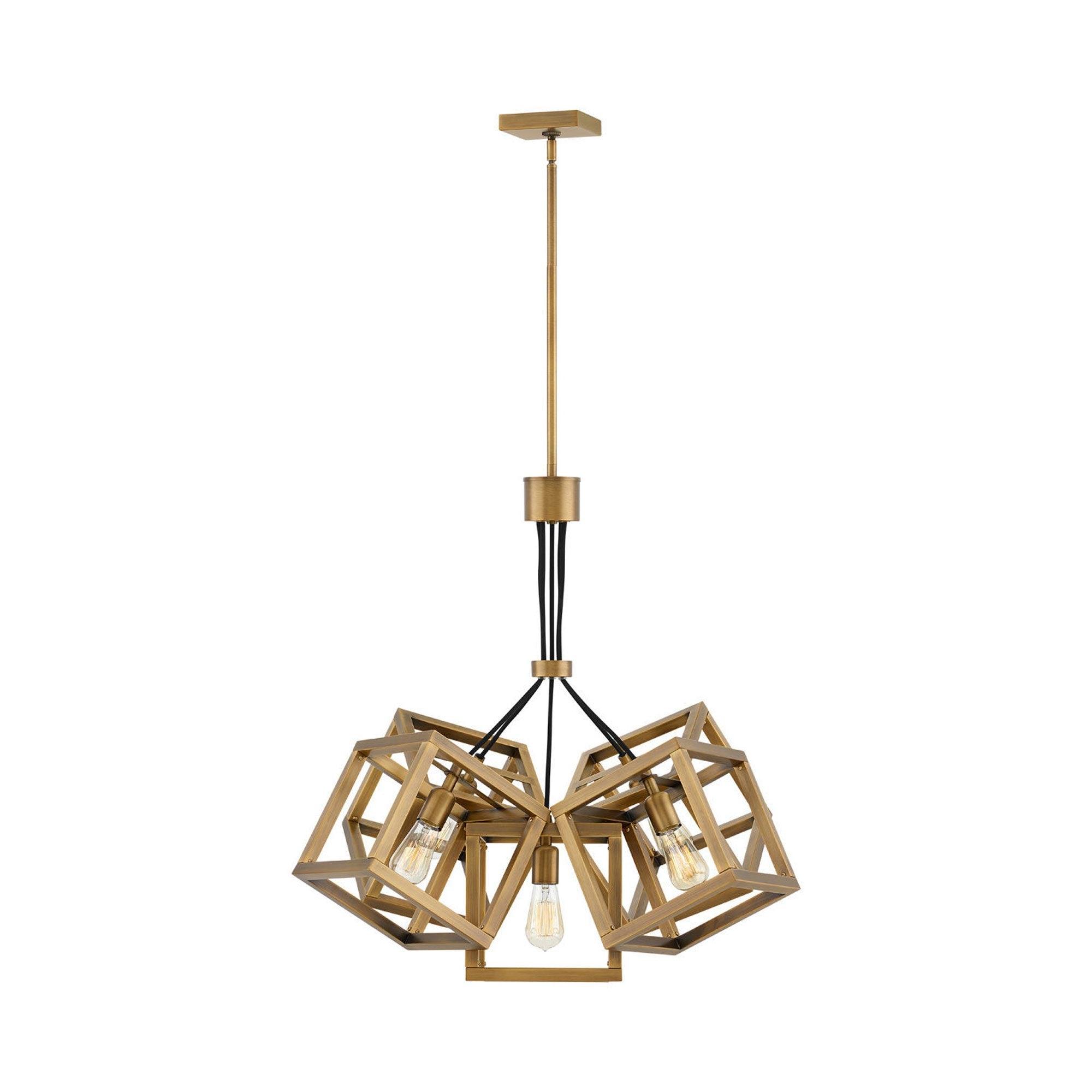 Fredrick Ramond Fr42448pni 7 Light Large Foyer Multi Light Pendant From The Ensemble