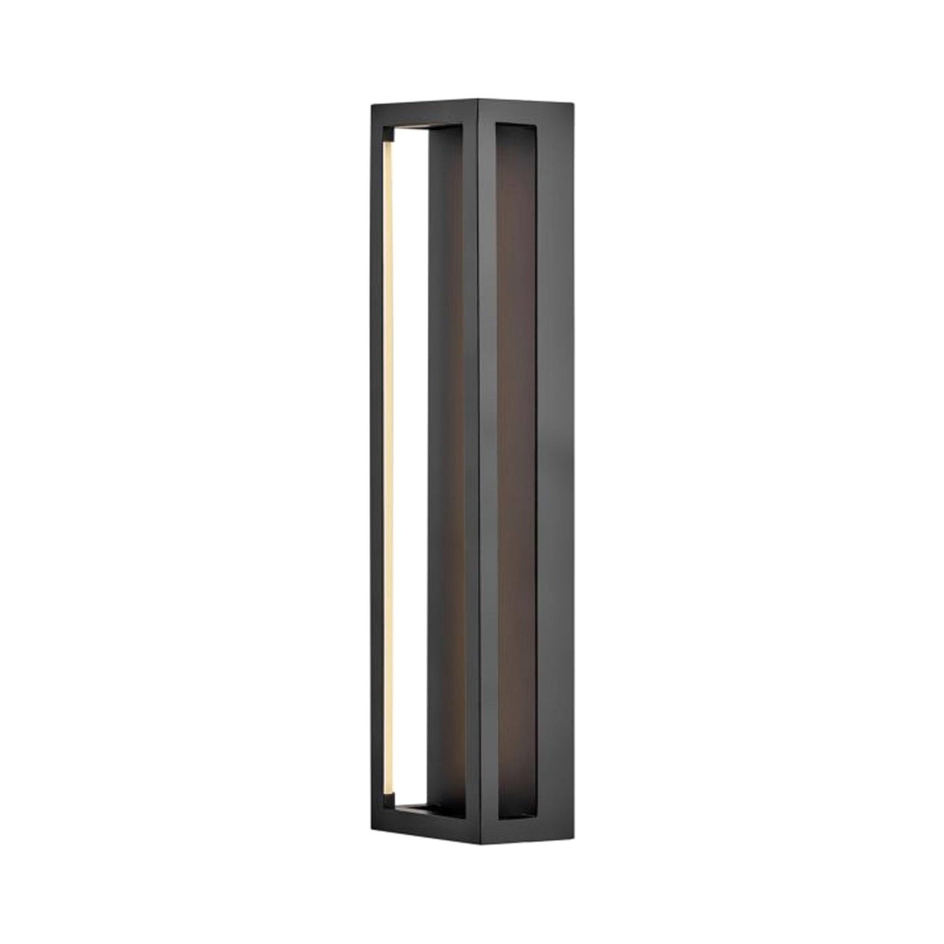 Onyx Steel LED Flush Mounted Sconce