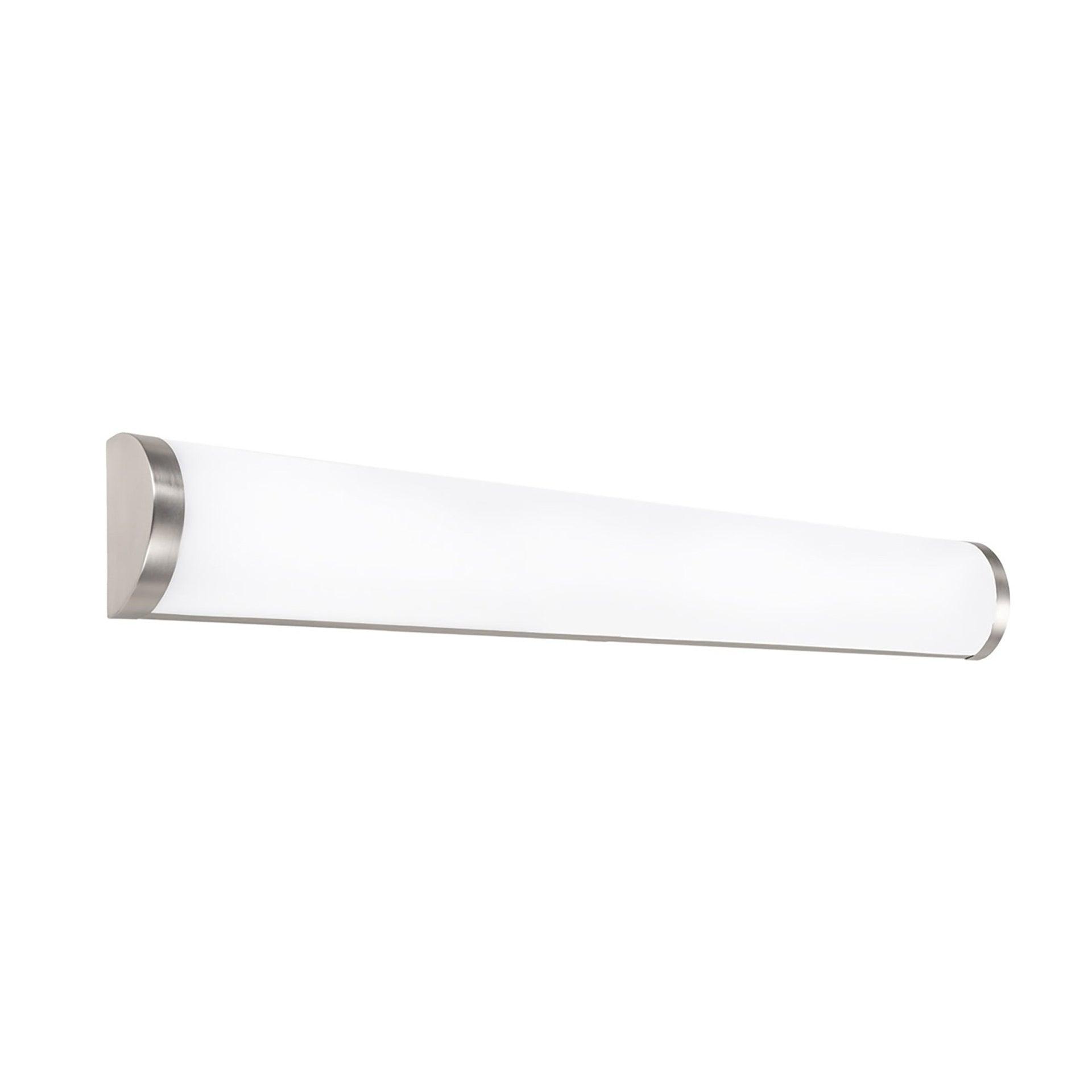 WAC Lighting Fuse 37-in 1 -Light Brushed Nickel Integrated LED Transitional Vanity light
