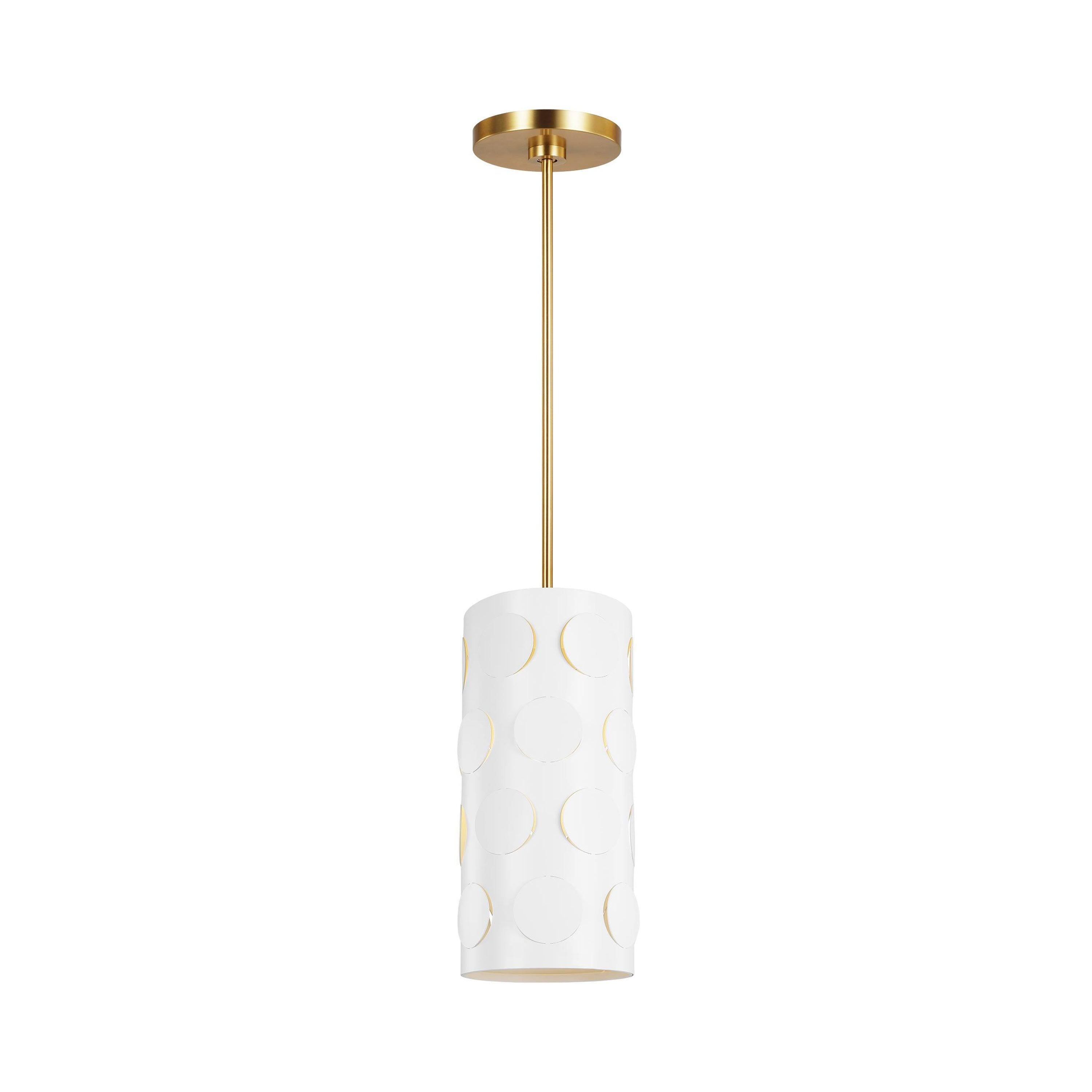 kate spade new york Dottie 3 - Light Dimmable Drum Chandelier