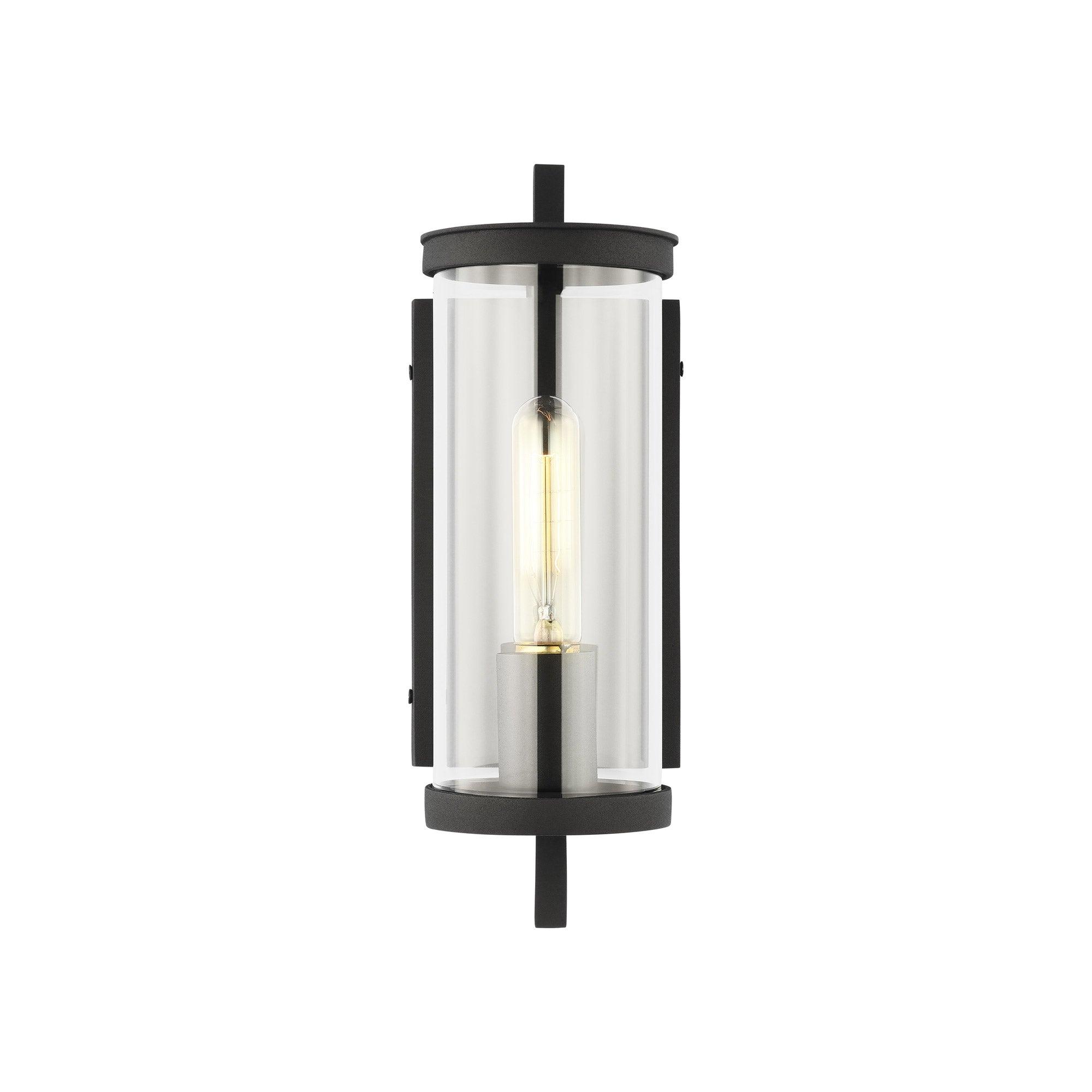Single Light Cylinder Outdoor Wall Light