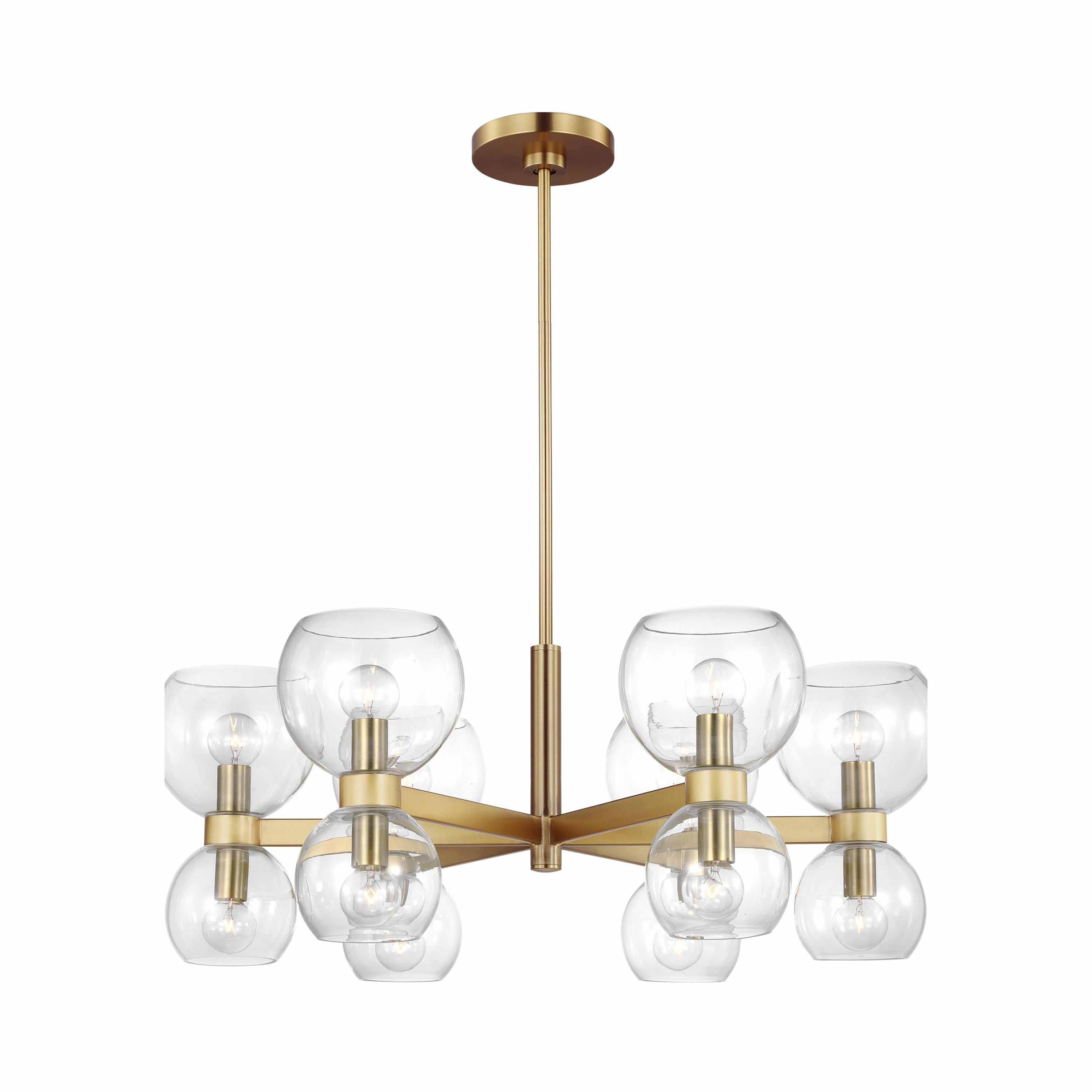 Londyn 24 - Light Dimmable Wagon Wheel Chandelier