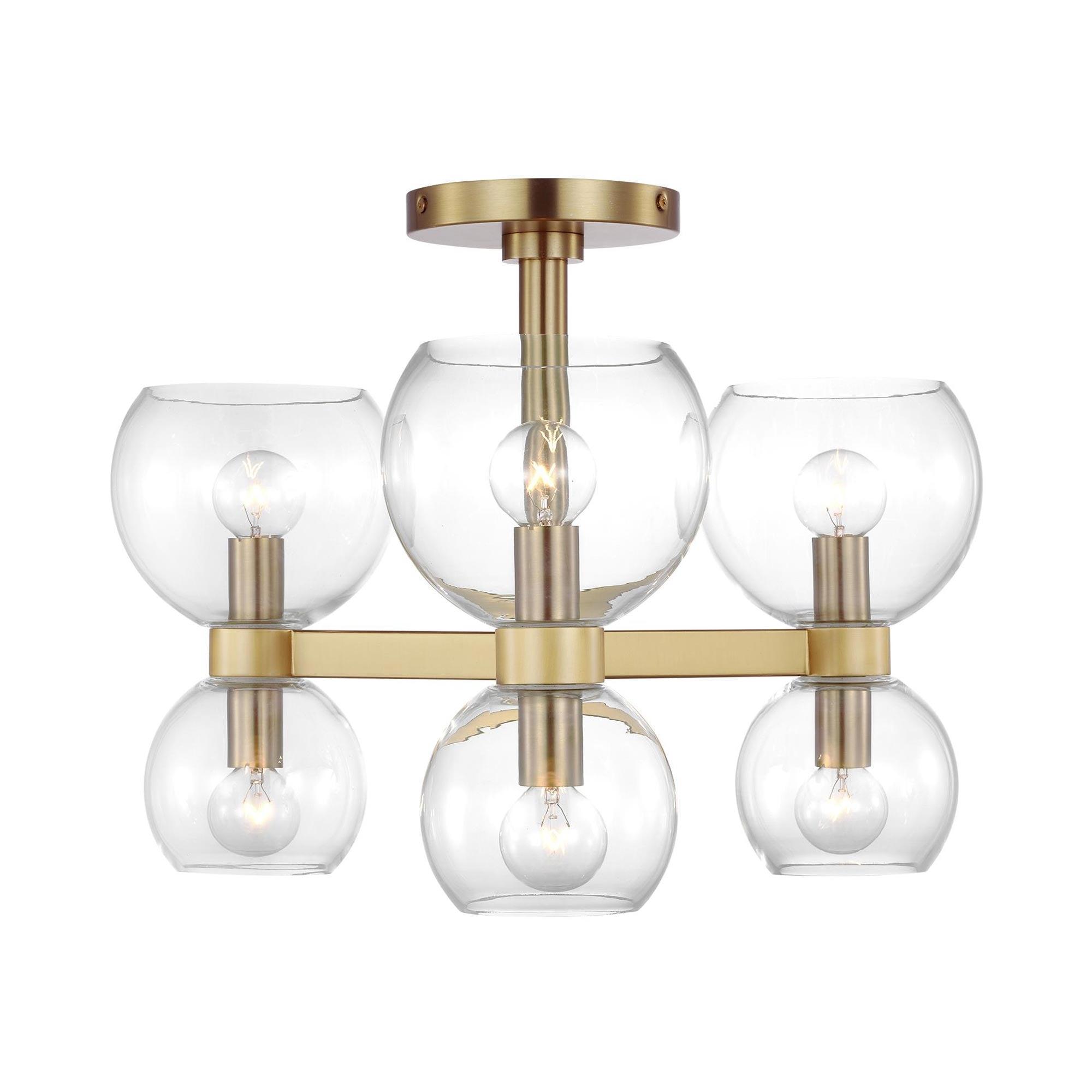 kate spade new york Londyn Glass Semi Flush Mount