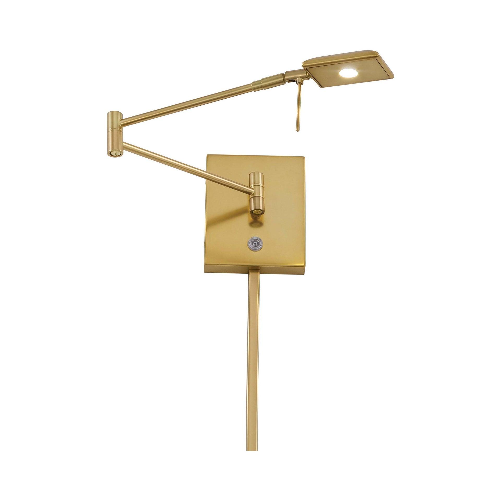 George Kovacs Lighting 1 - Light Swing Arm Lamp in  Honey Gold