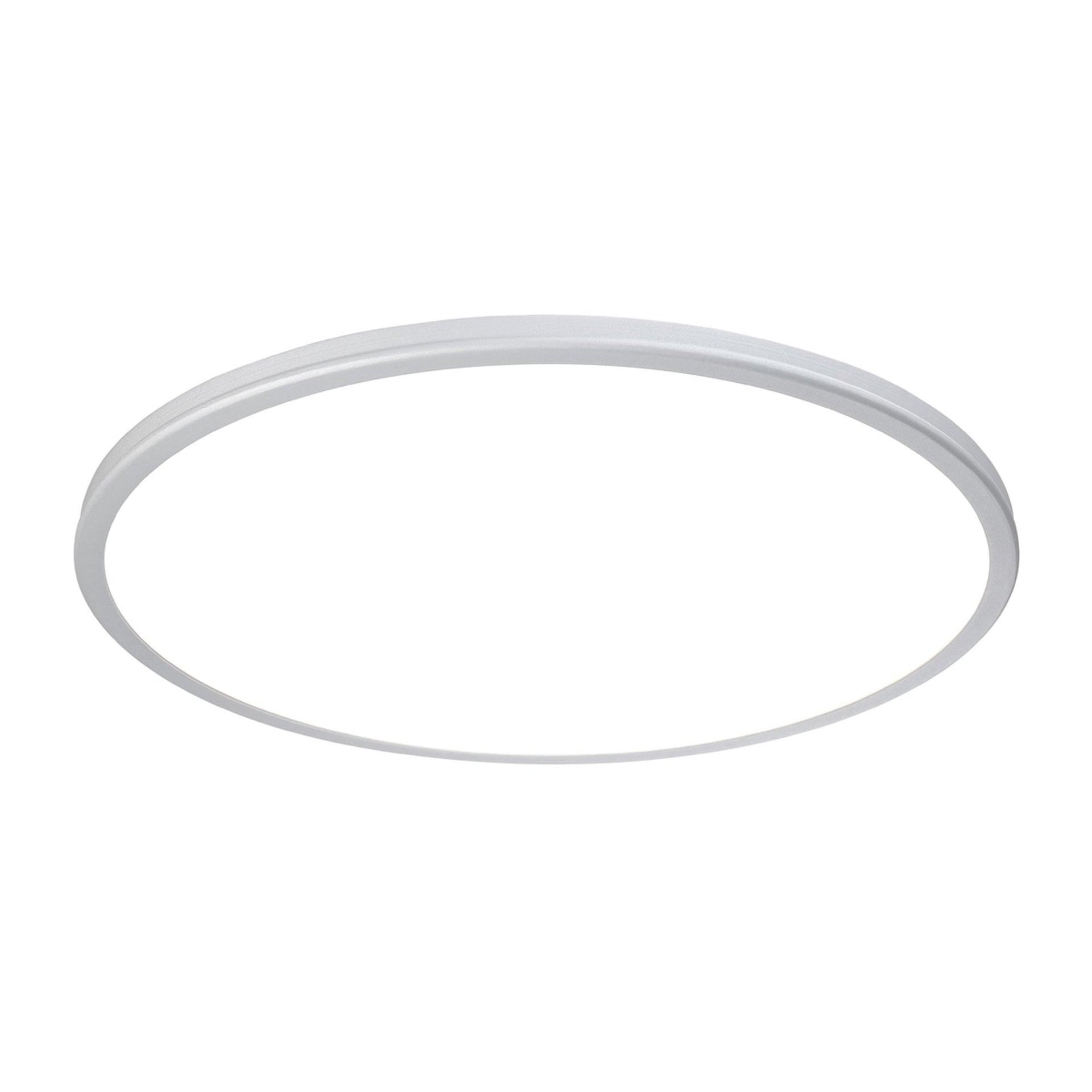 WAC Lighting Geos 22" LED 3000K Round Aluminum Low-Profile Flush Mount in Chrome