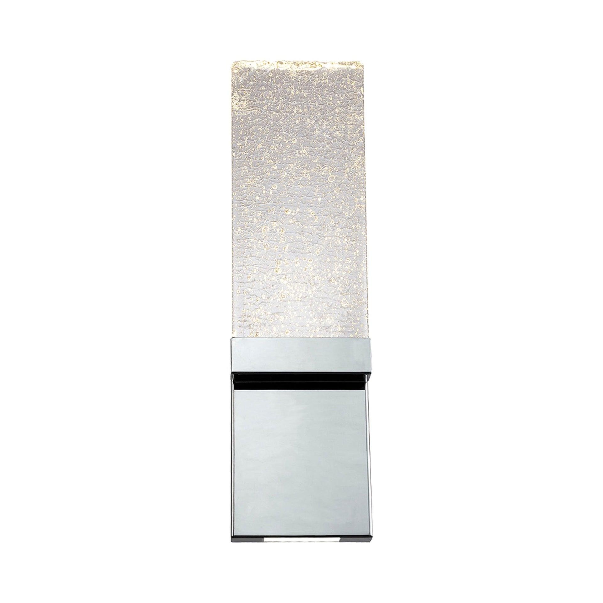 Glacier Steel LED Flush Mounted Sconce