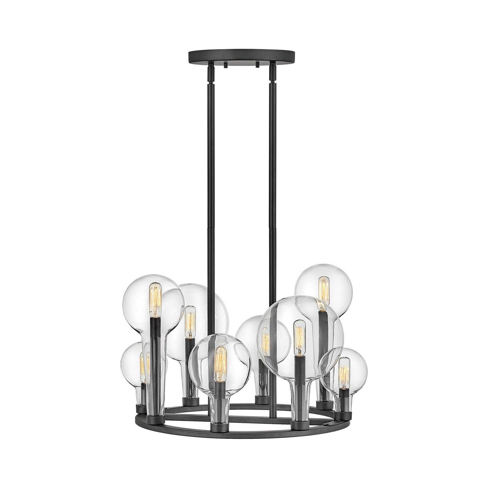 Hennig Ring Chandelier - Brass / 37.75"Dia