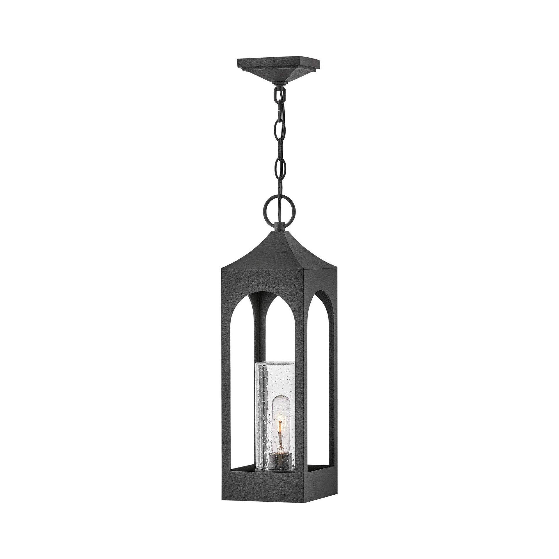 Beacon Hill 2 - Bulb 17.25" H Seeded Glass Outdoor Wall Lantern
