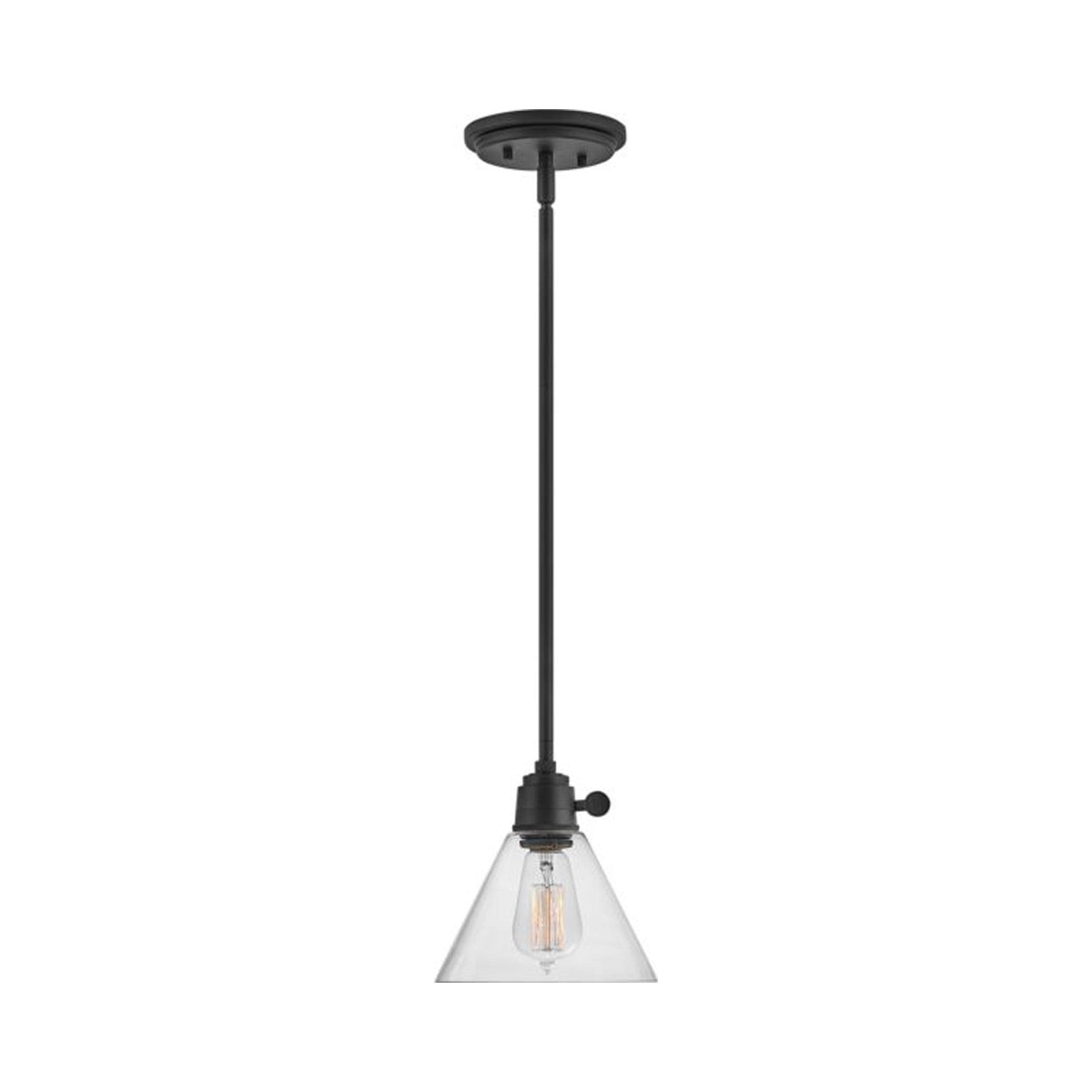 Lennon Pendant Light - Black / 7.75"Dia