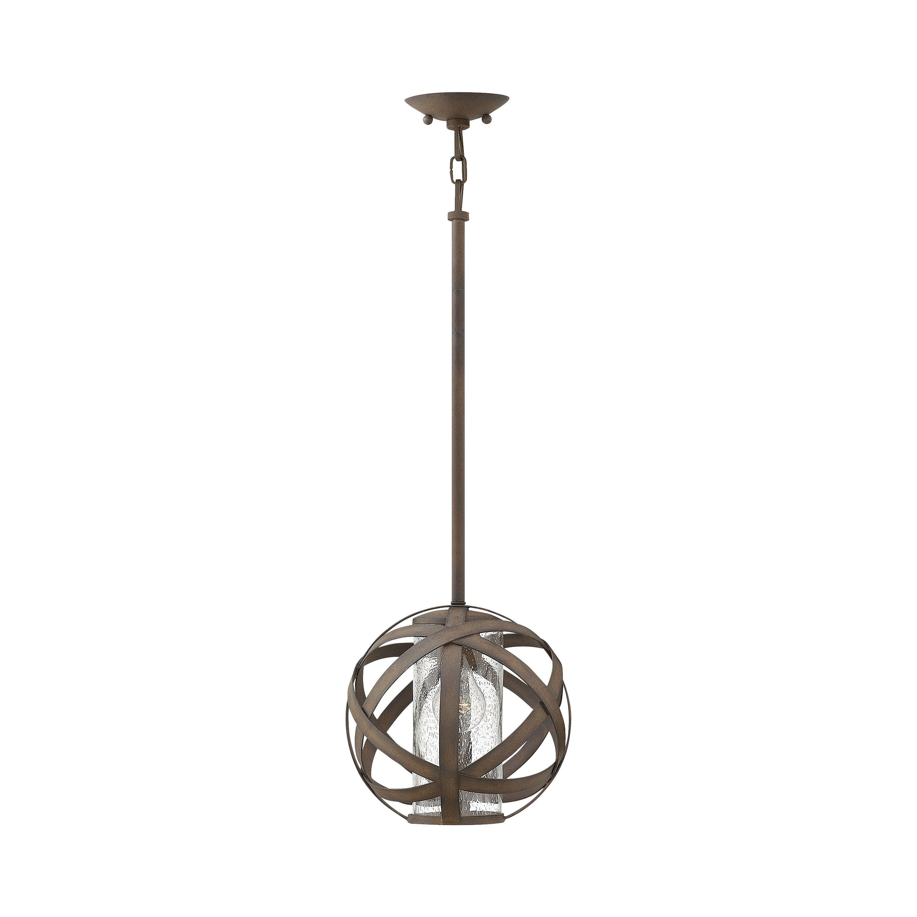 Hinkley Lighting 29703VI-LL Outdoor Pendant Vintage Iron Metal Carson