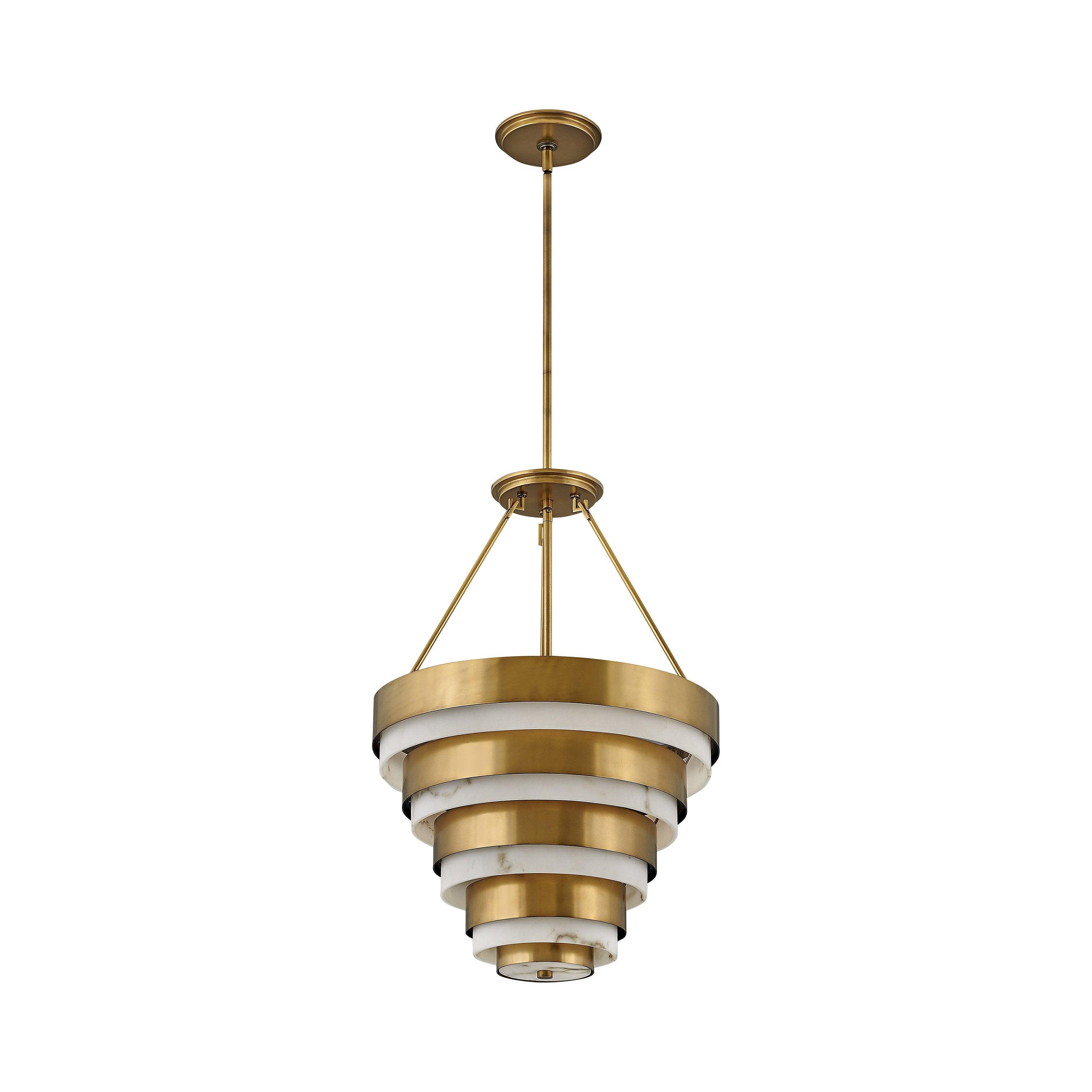 Echelon Eight-Light Tiered Chandelier by Lisa McDennon