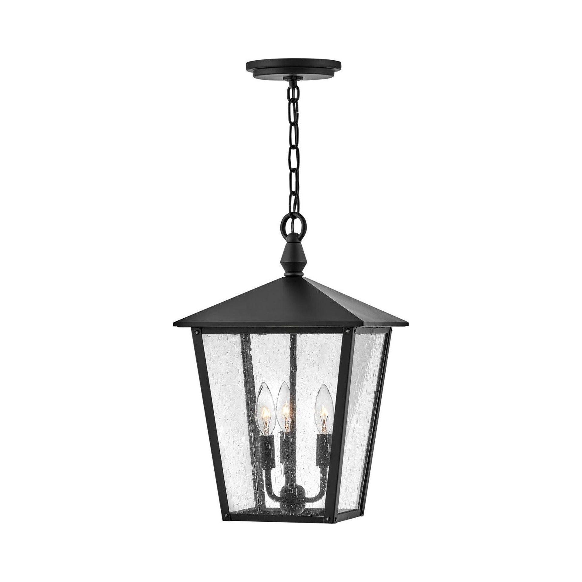 Mason Outdoor Pendant Light - Black / 11"Dia