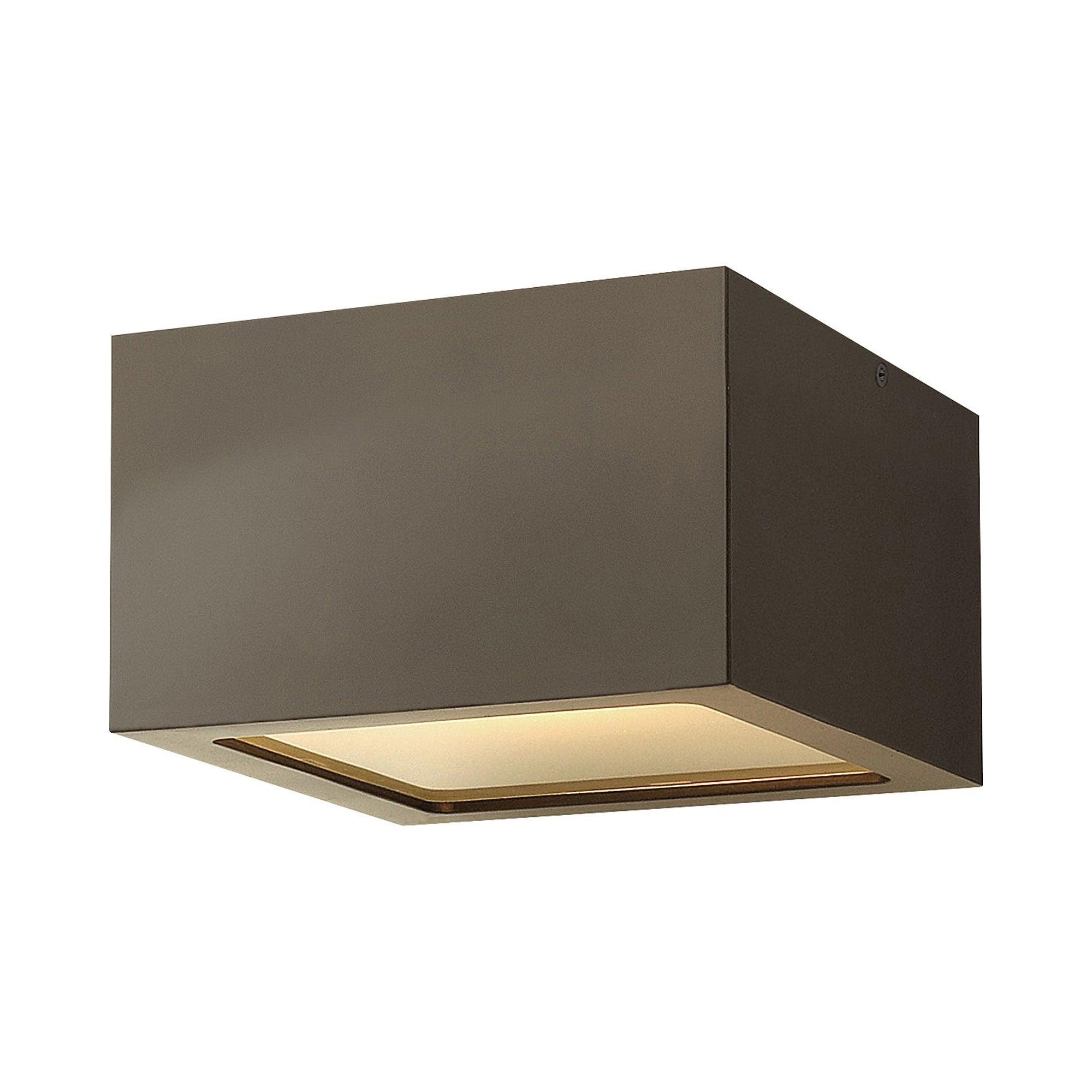 Hinkley Lighting - LED Flush Mount - Outdoor - Kube - 8W LED Small Outdoor Flush