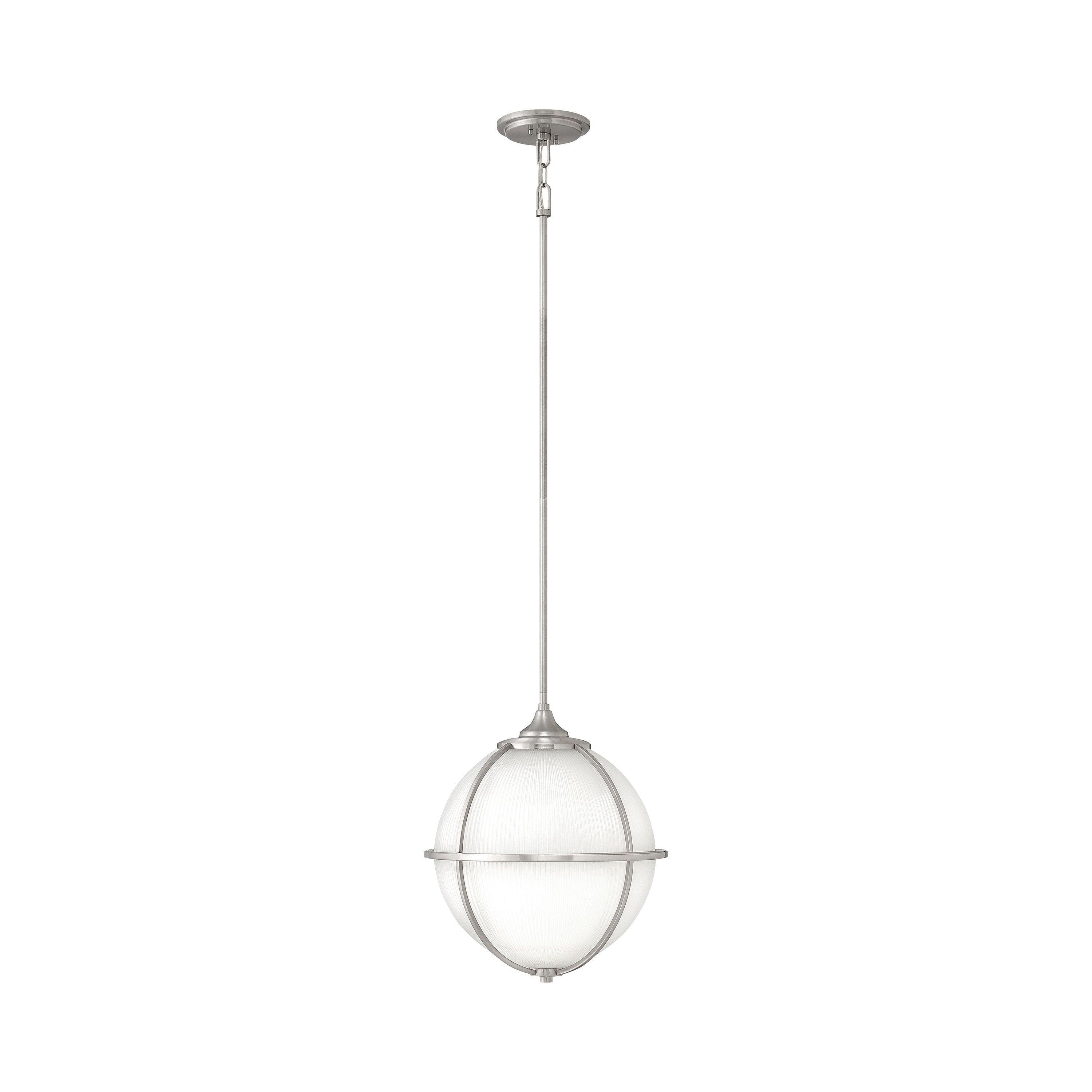 3-Light Glass Globe Pendant