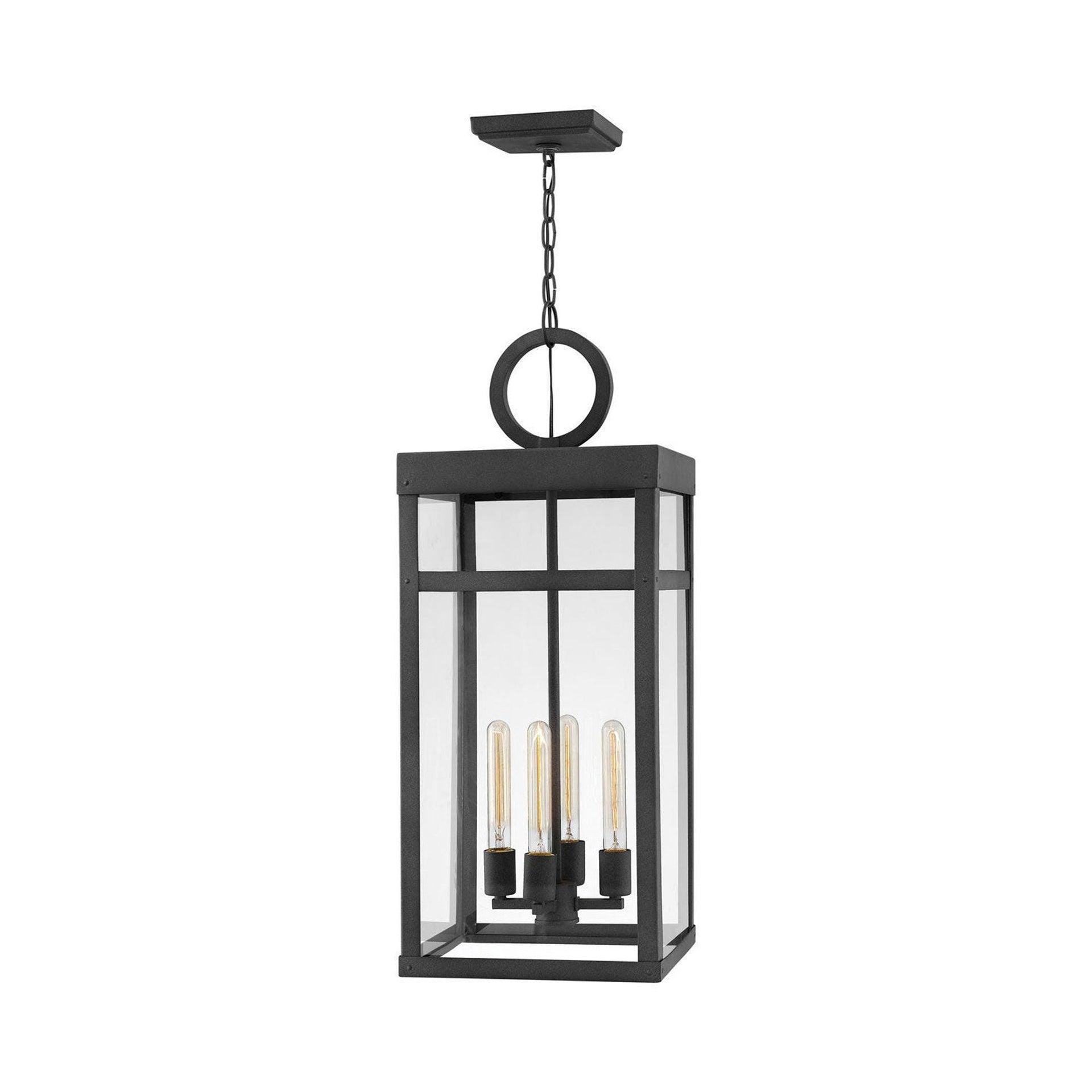 Porter 4 -Bulb 31.3" H Outdoor Hanging lantern By Lisa McDennon