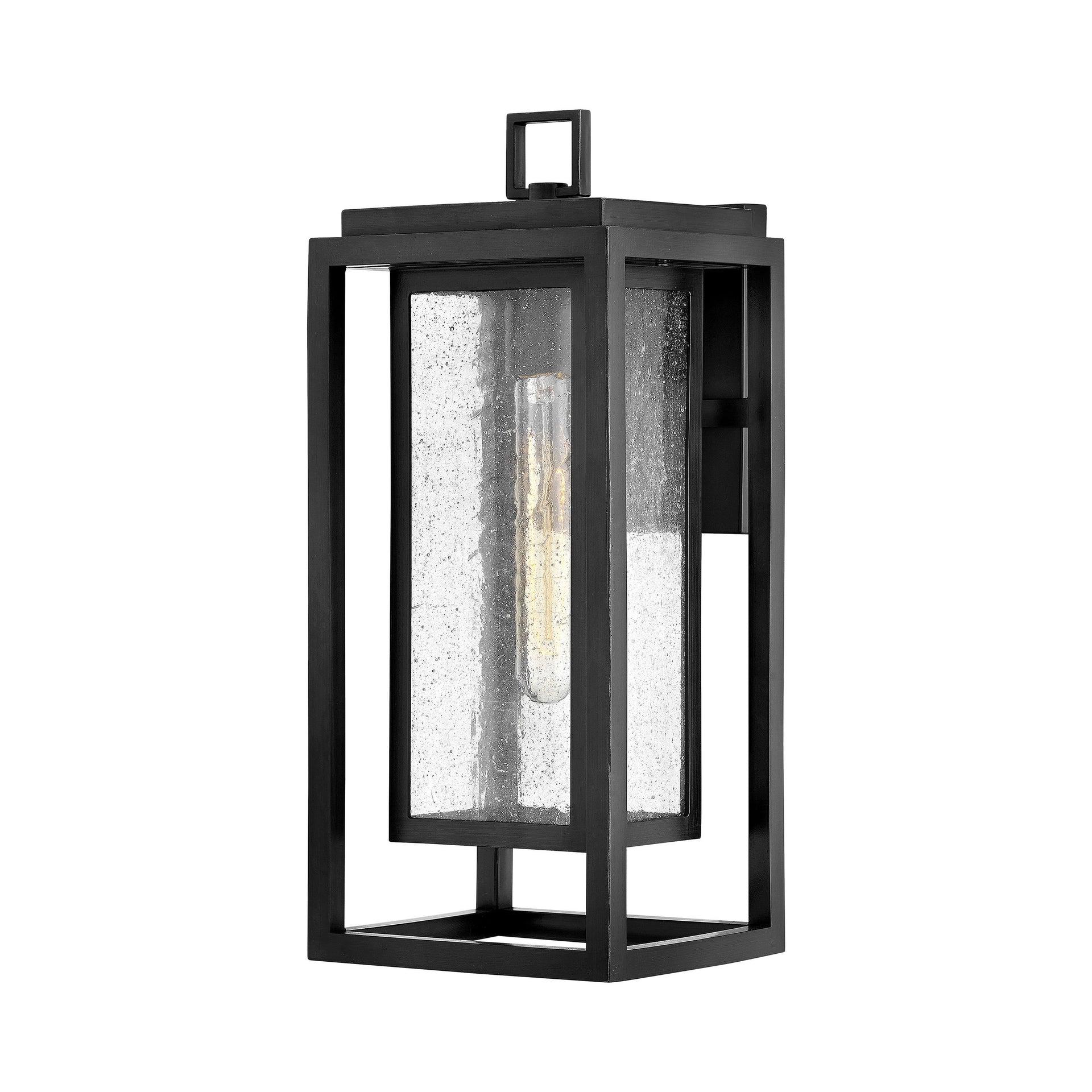 Republic Seeded Glass Outdoor Wall Mount Lantern